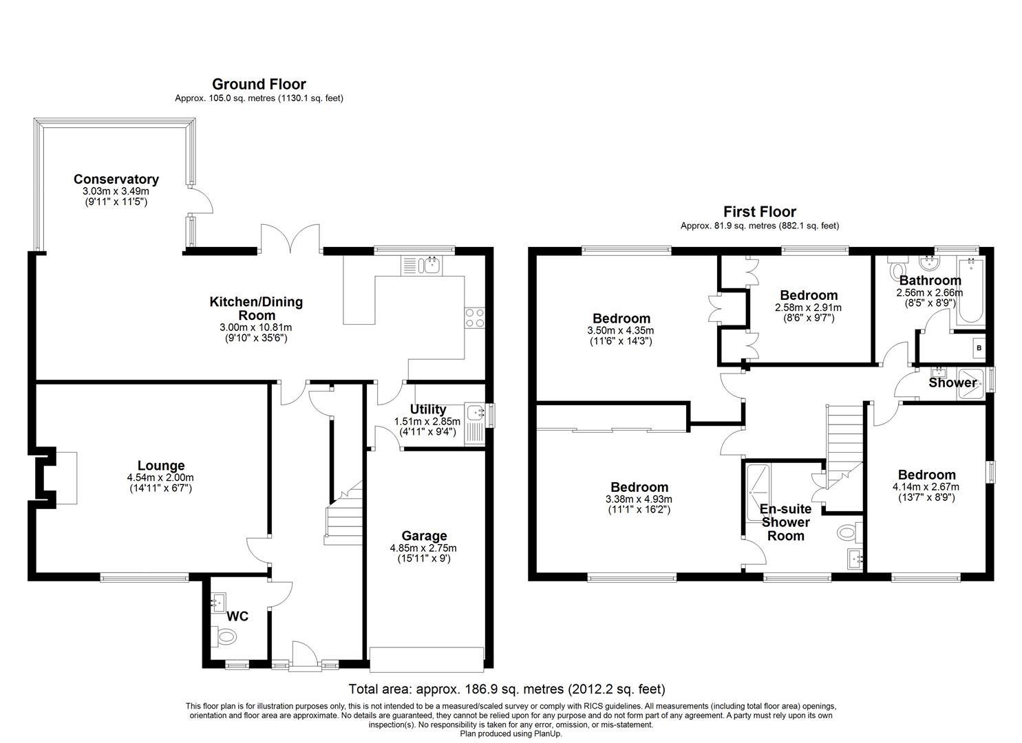 4 bed detached house to rent in Beconsfield Close, Solihull - Property floorplan