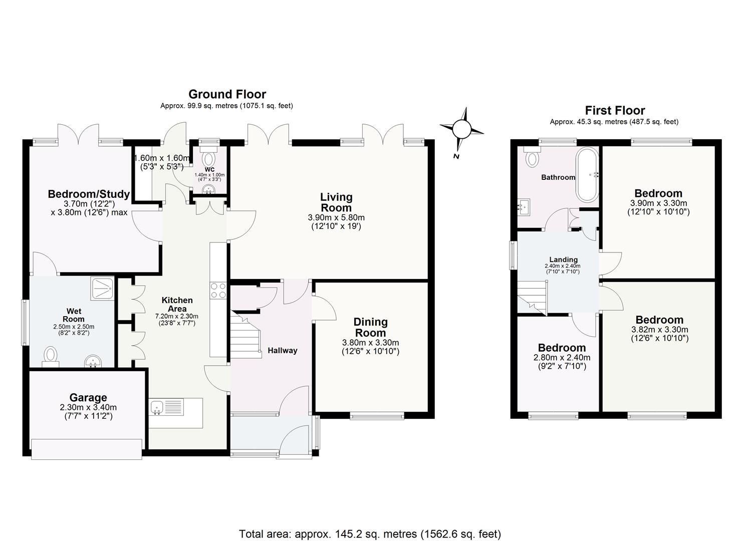 4 bed semi-detached house for sale in Whitacre Road, Solihull - Property floorplan