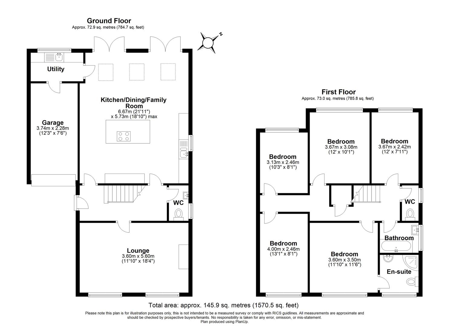 5 bed detached house for sale in Langfield Road, Knowle - Property floorplan