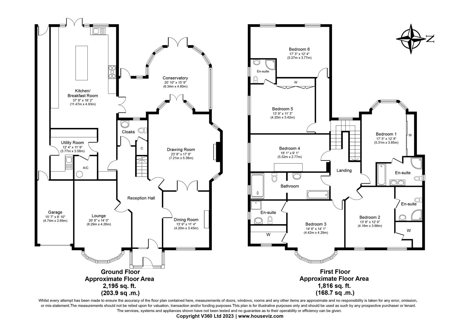 6 bed detached house for sale in Alderbrook Road, Solihull - Property floorplan