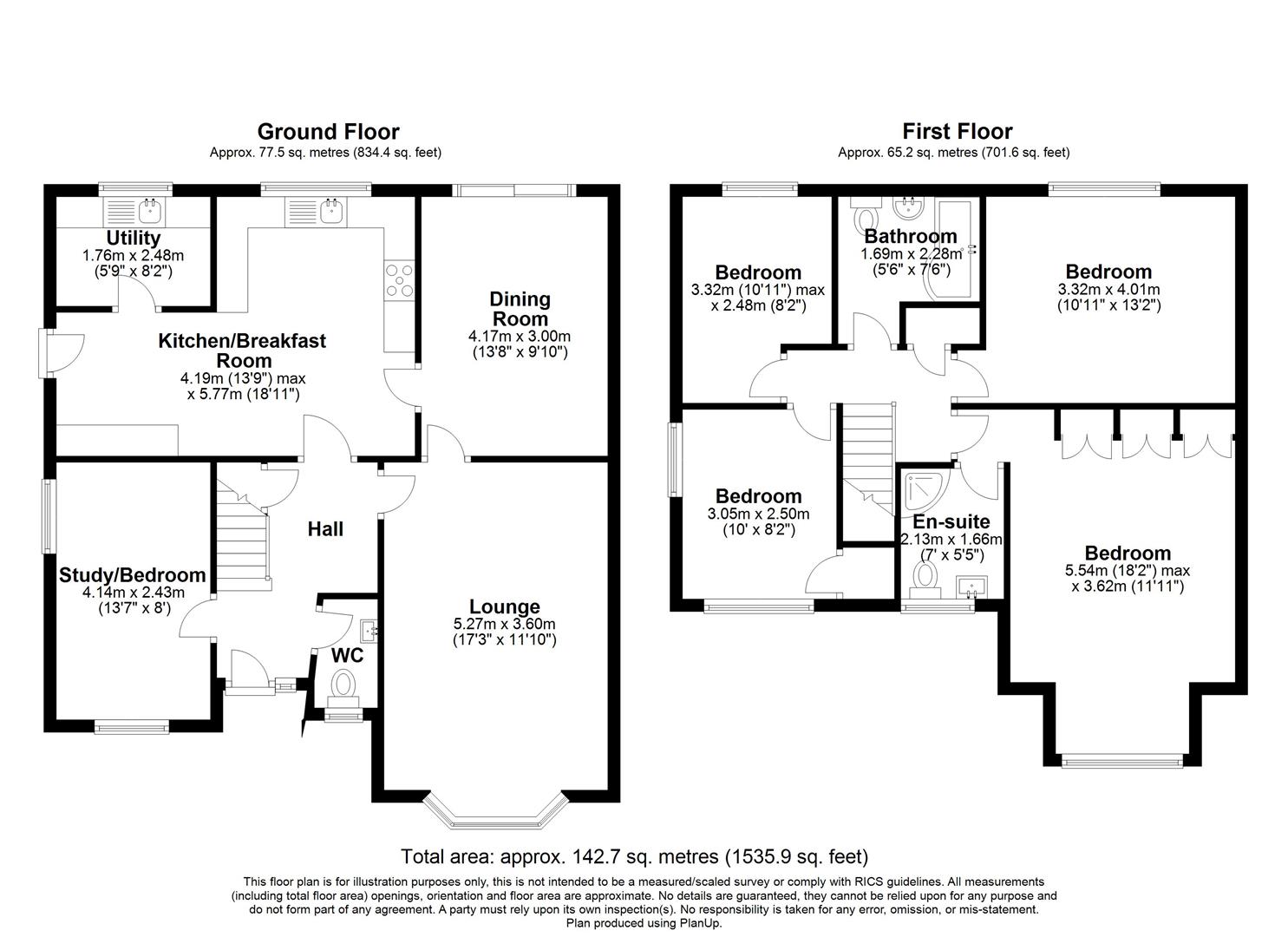 5 bed detached house for sale in Oldington Grove, Solihull - Property floorplan