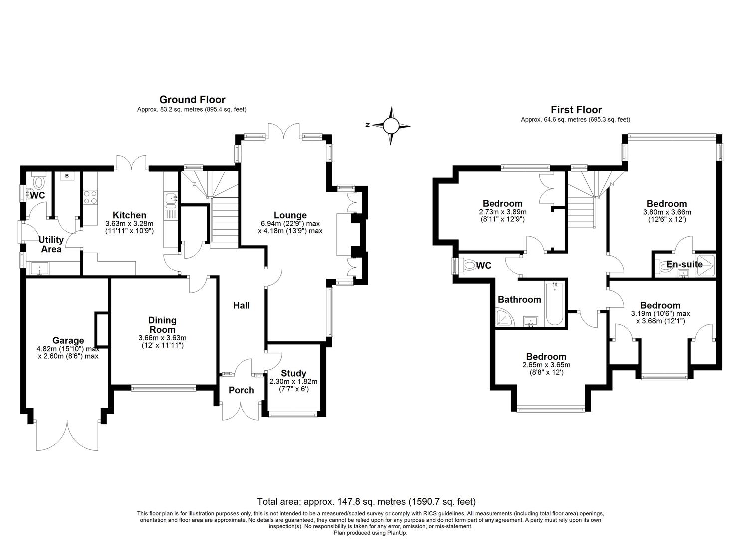 4 bed detached house for sale in Tilehouse Green Lane, Solihull - Property floorplan