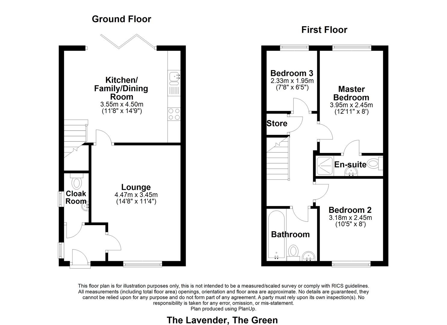 3 bed semi-detached house for sale in Stratford Road, Solihull - Property floorplan
