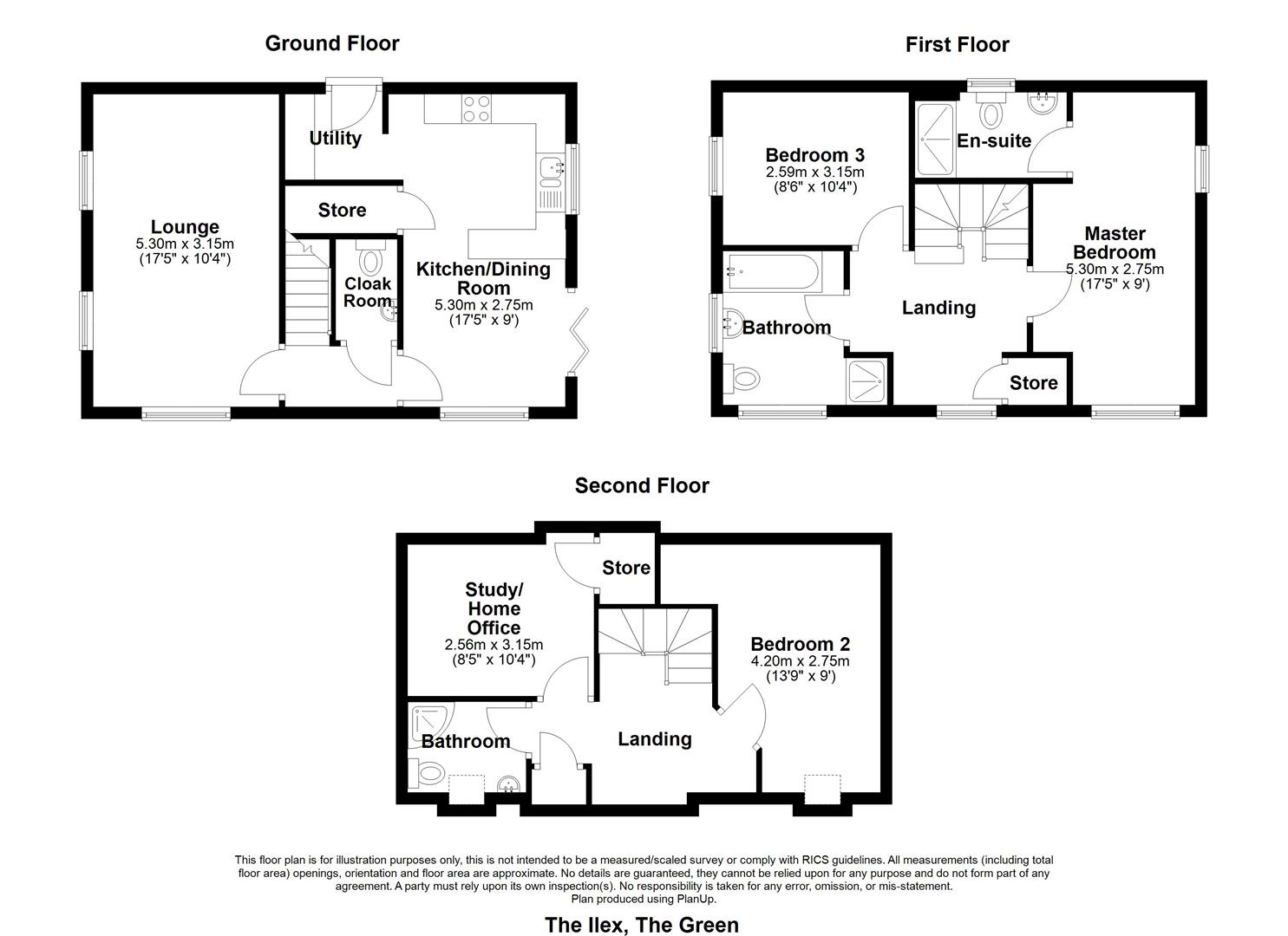 3 bed detached house for sale in Stratford Road, Solihull - Property floorplan