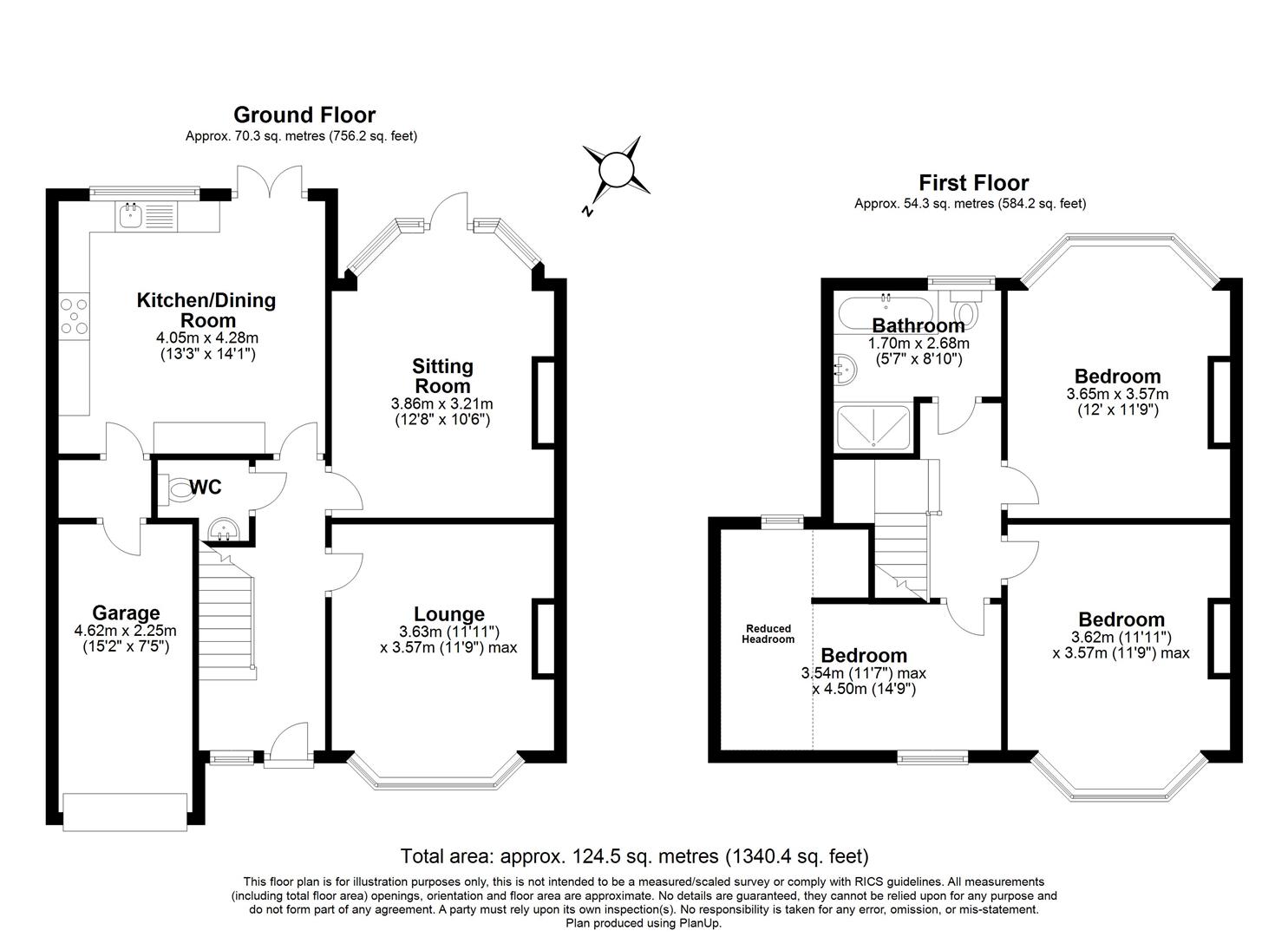 3 bed semi-detached house for sale in Dovehouse Lane, Solihull - Property floorplan