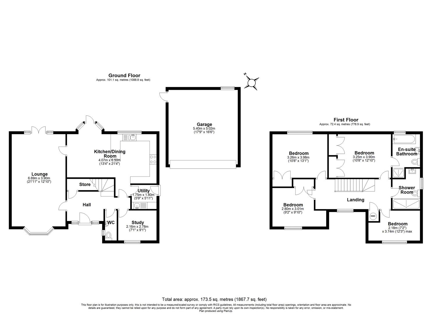 4 bed detached house for sale in Buckminster Drive, Solihull - Property floorplan