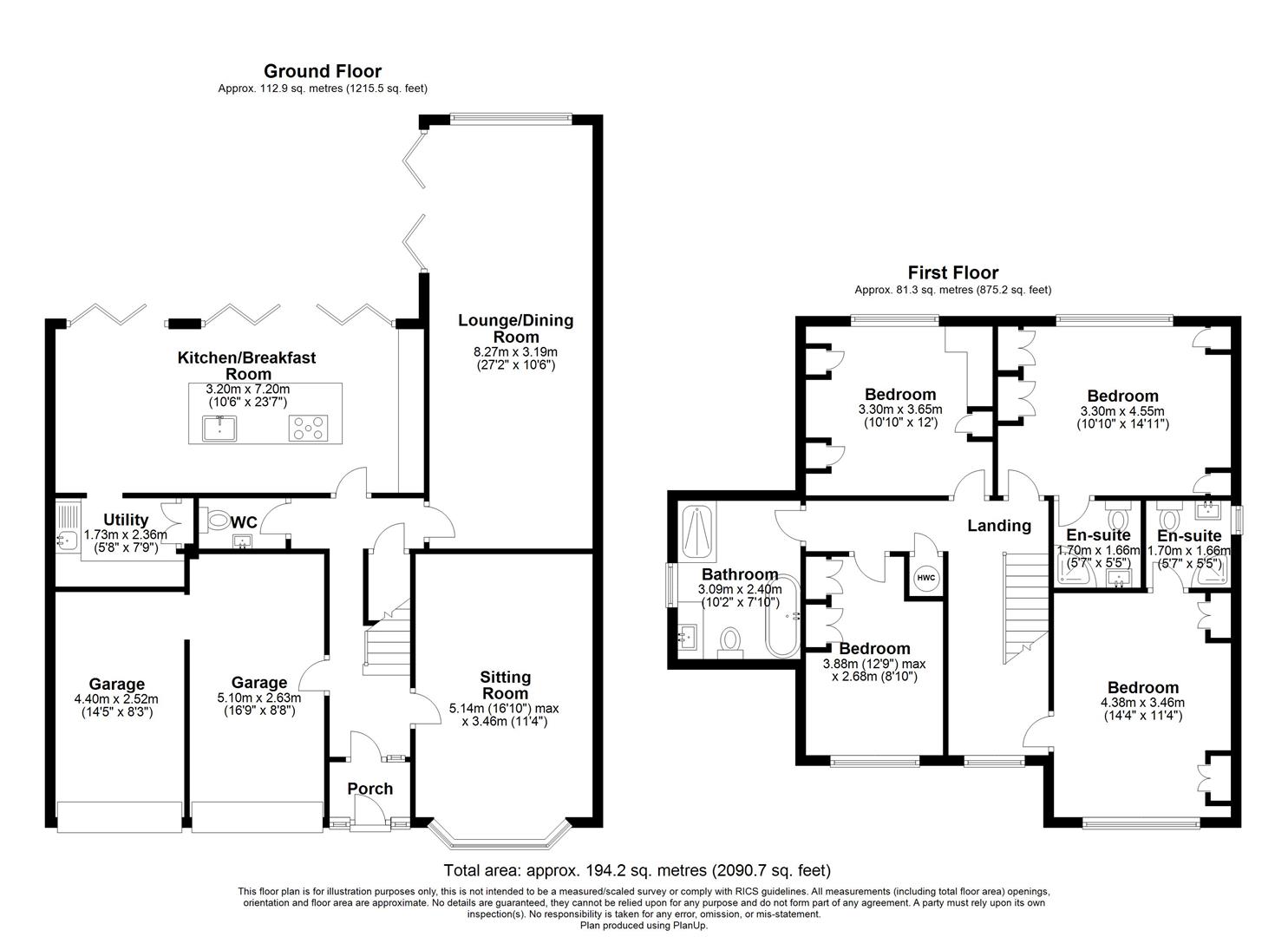 4 bed detached house for sale in Wilmot Close, Coventry - Property floorplan