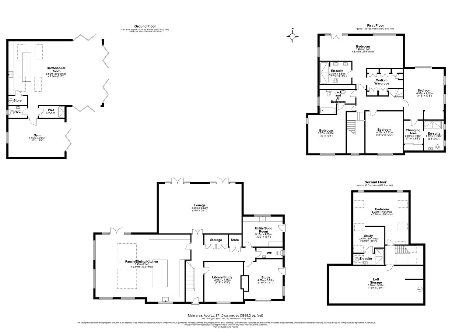 5 bed detached house for sale in Kixley Lane, Solihull - Property floorplan