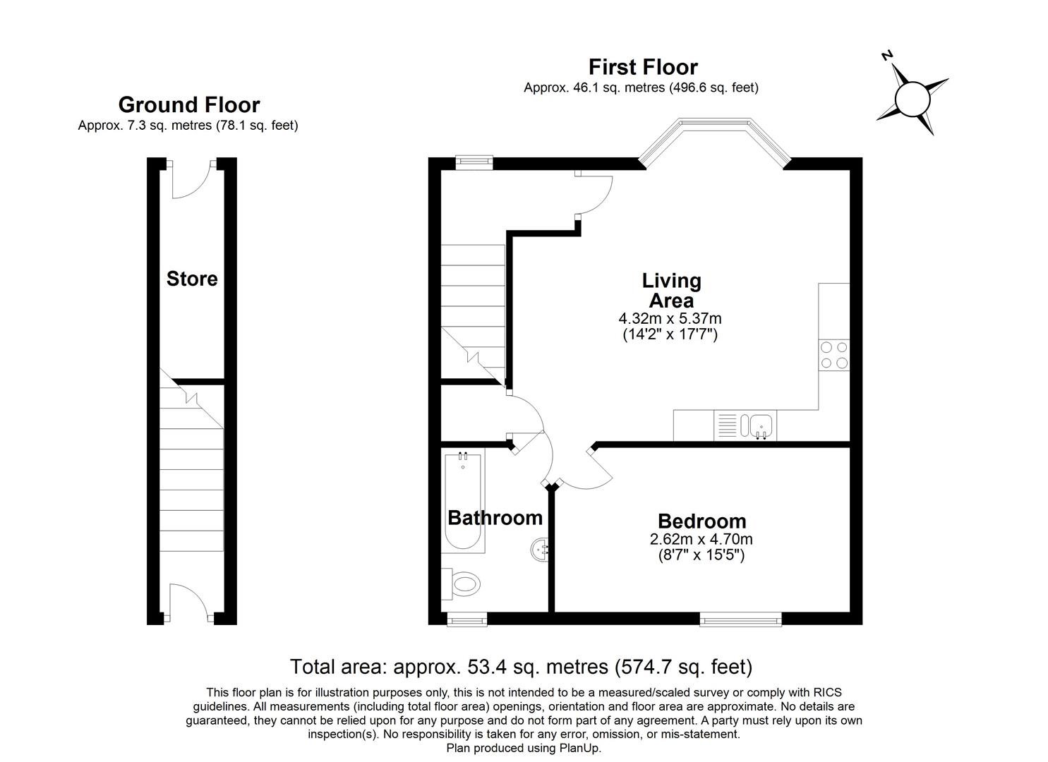 1 bed coach house for sale in William James Way, Henley-In-Arden - Property floorplan