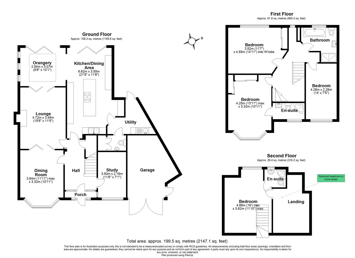 4 bed detached house for sale in Marsh Lane, Solihull - Property floorplan