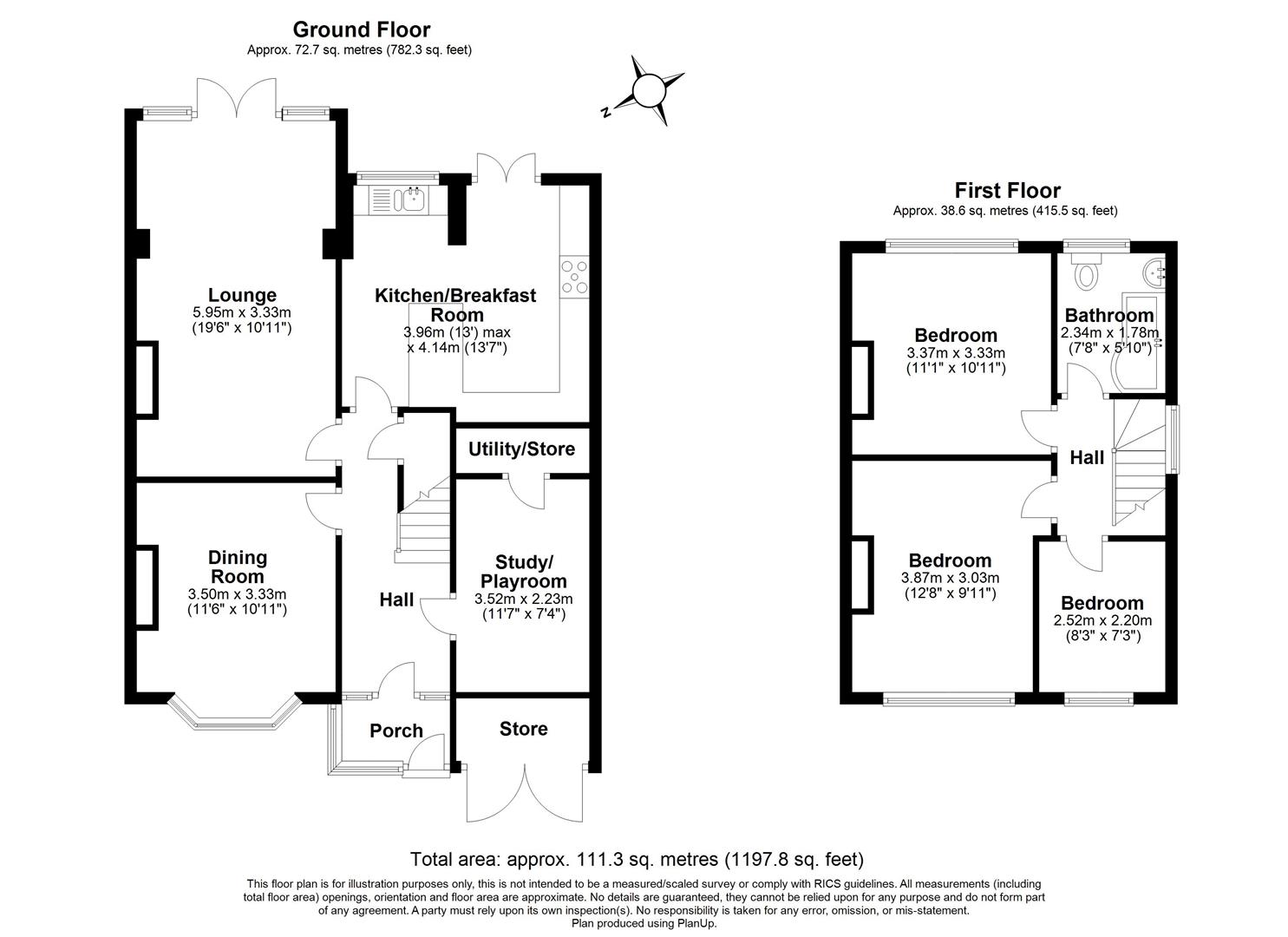 3 bed semi-detached house for sale in Haslucks Green Road, Solihull - Property floorplan