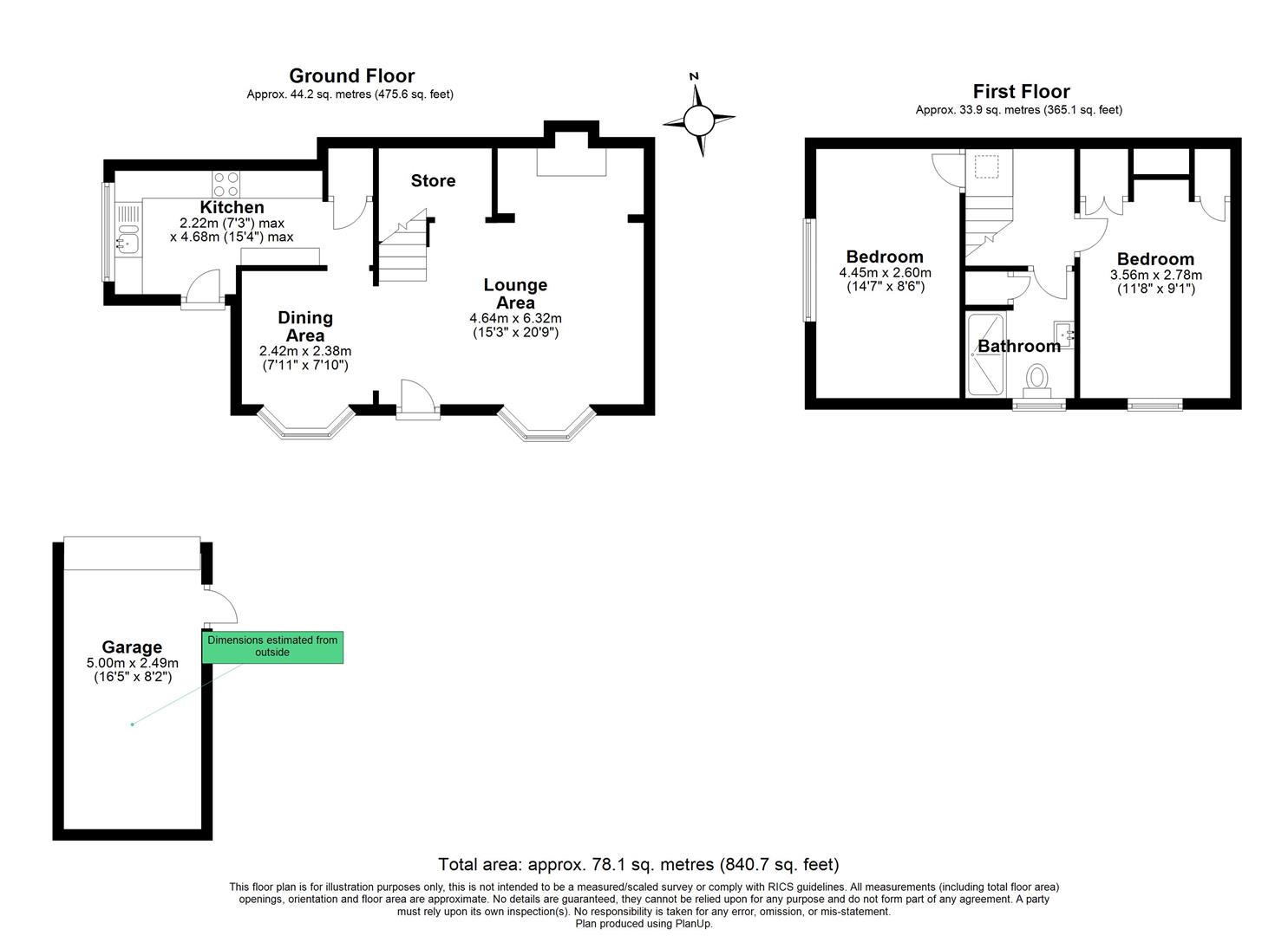 2 bed cottage for sale in The Green, Solihull - Property floorplan