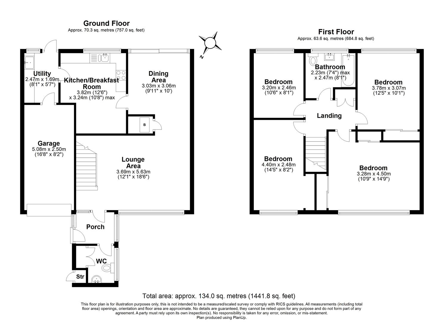 4 bed end of terrace house for sale in Blossomfield Road, Solihull - Property floorplan