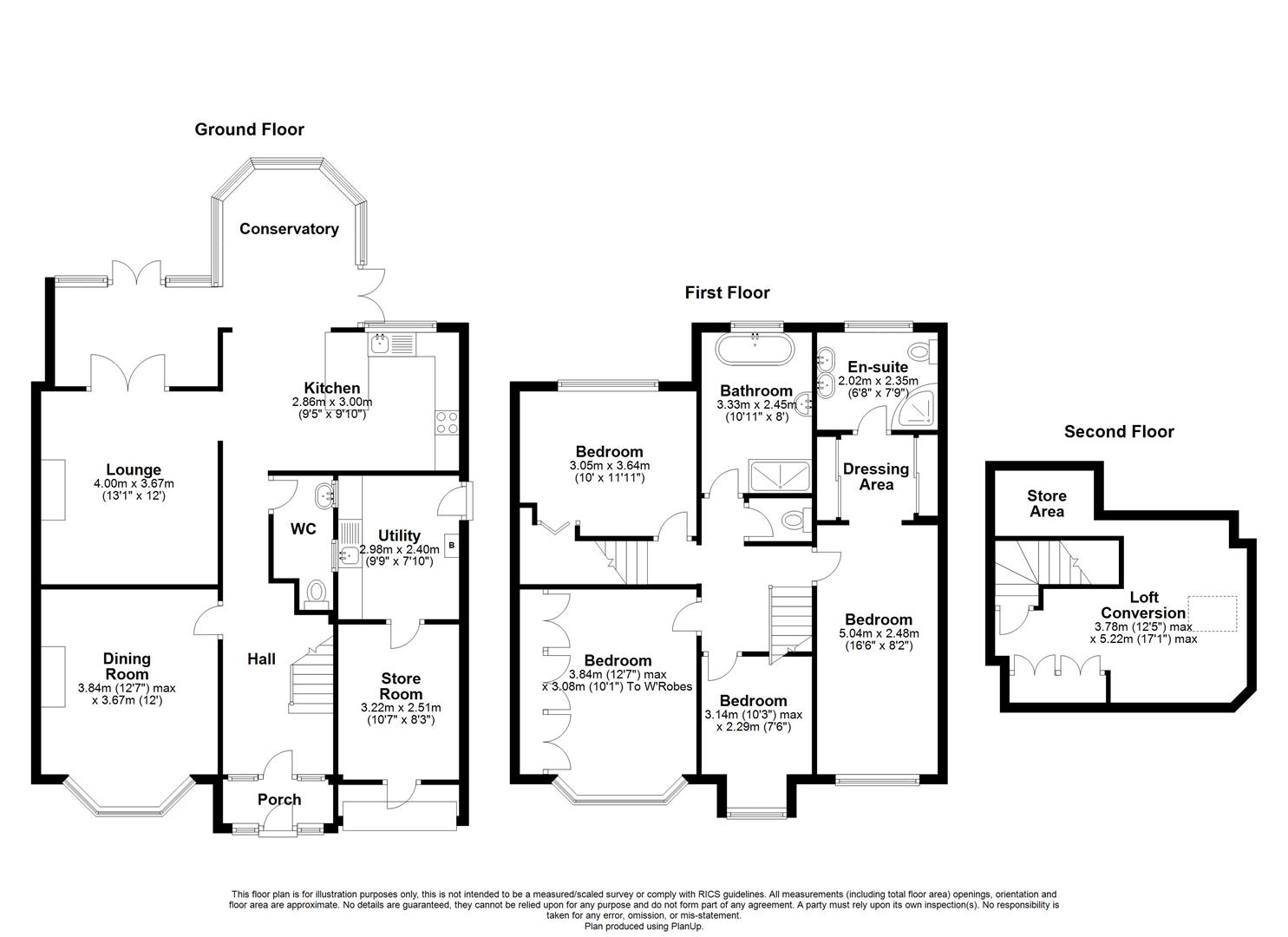 4 bed semi-detached house to rent in Kingslea Road, Solihull - Property floorplan