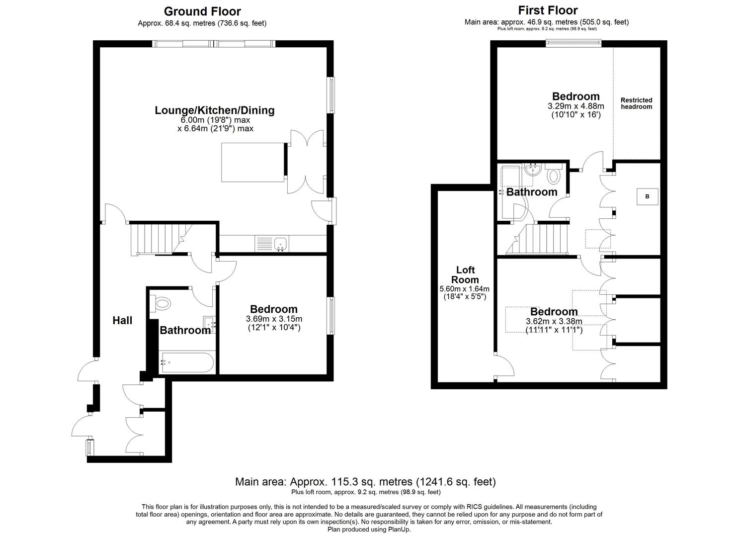 3 bed chalet to rent in Church Lane, Solihull - Property floorplan