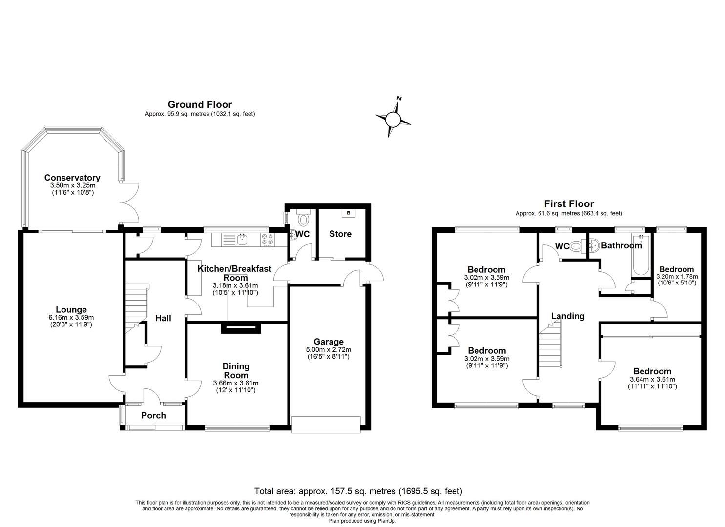 4 bed detached house for sale in Broad Lane, Solihull - Property floorplan