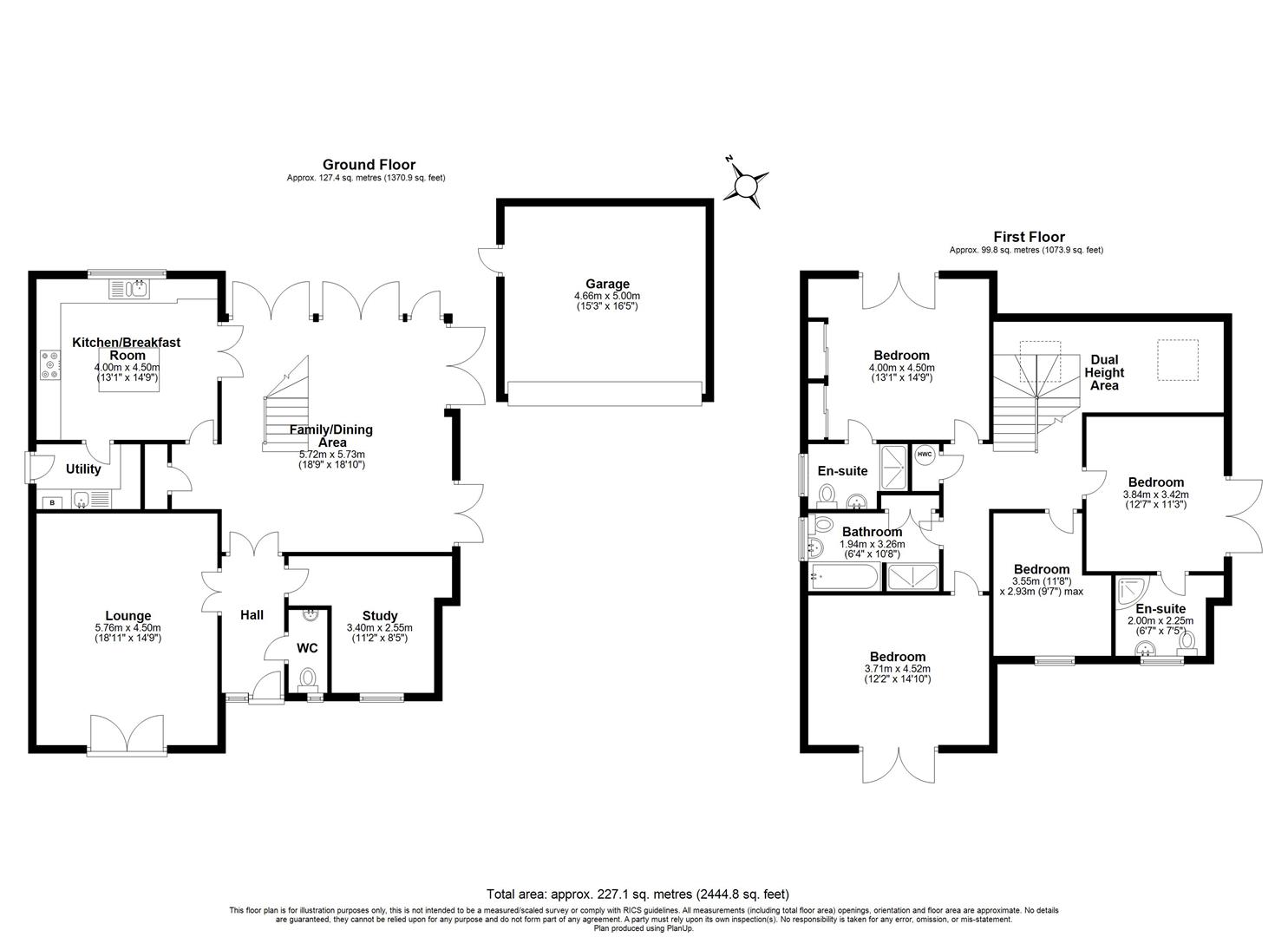 4 bed detached house for sale in Stratford Road, Solihull - Property floorplan