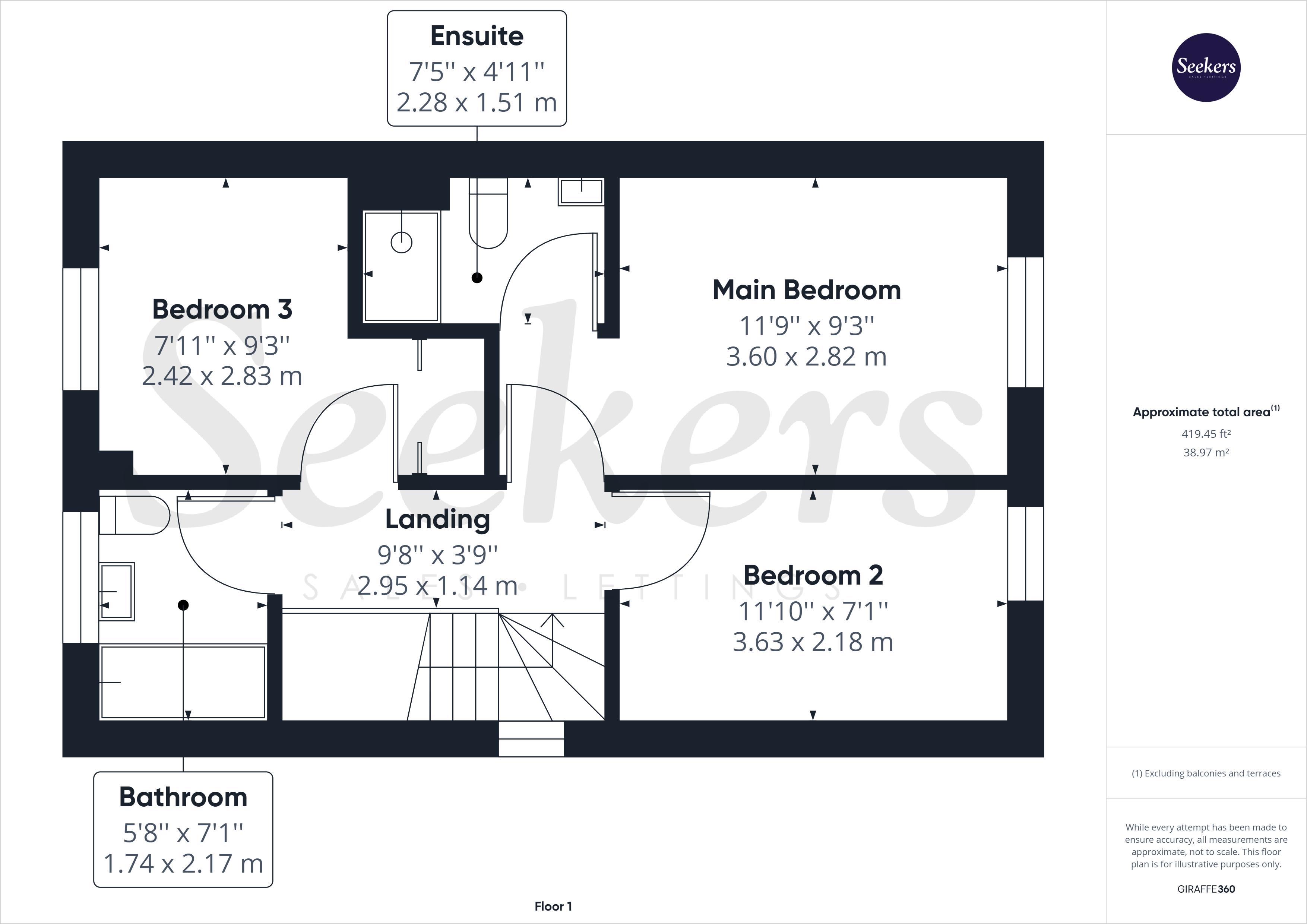 3 bed house for sale in Wicket Avenue, Gillingham - Property Floorplan