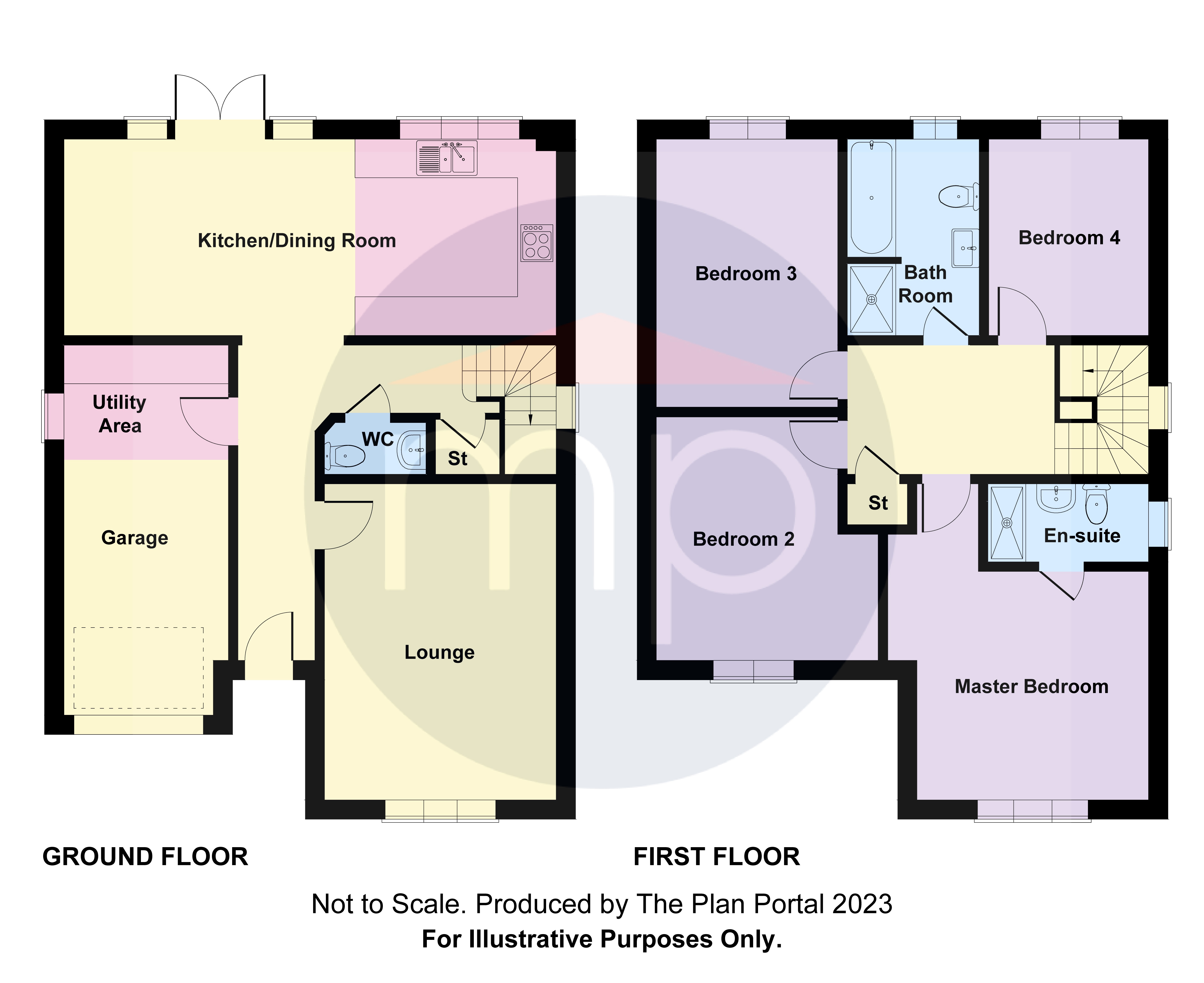 4 bed house for sale in Rose Vale, Wynyard - Property floorplan