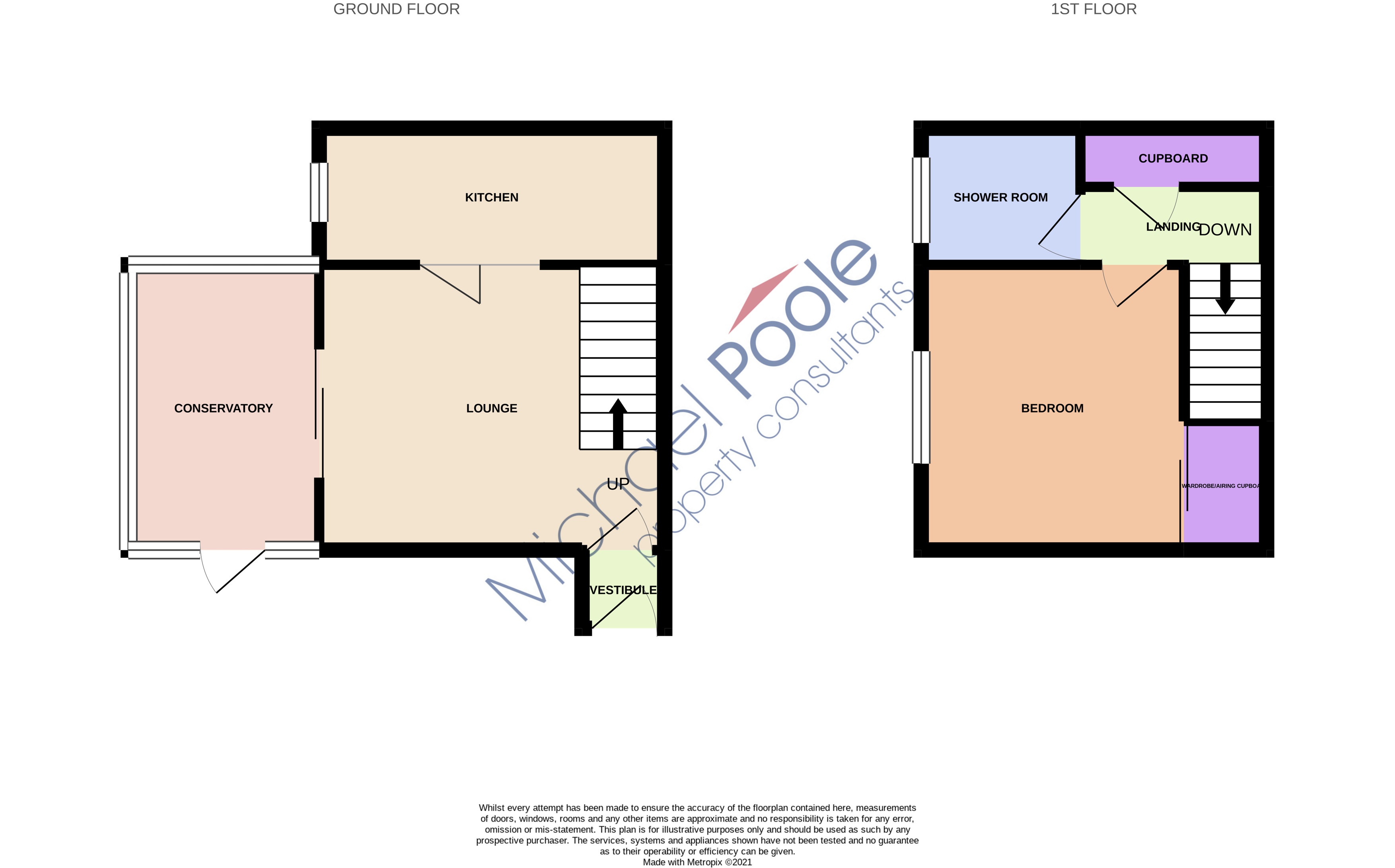 1 bed house for sale in Brandon Close, Billingham - Property floorplan
