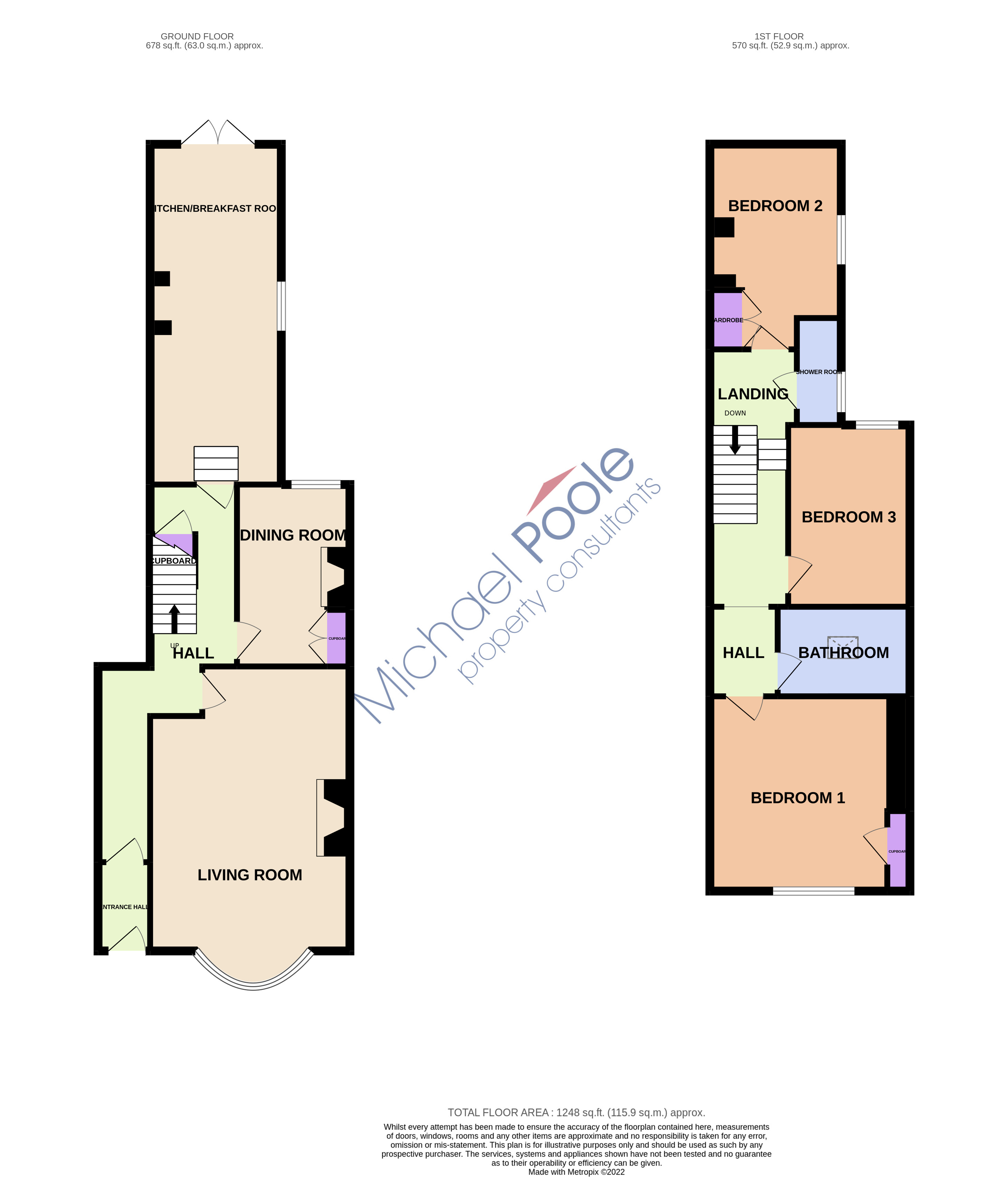3 bed house for sale in Chapel Road, Billingham - Property floorplan