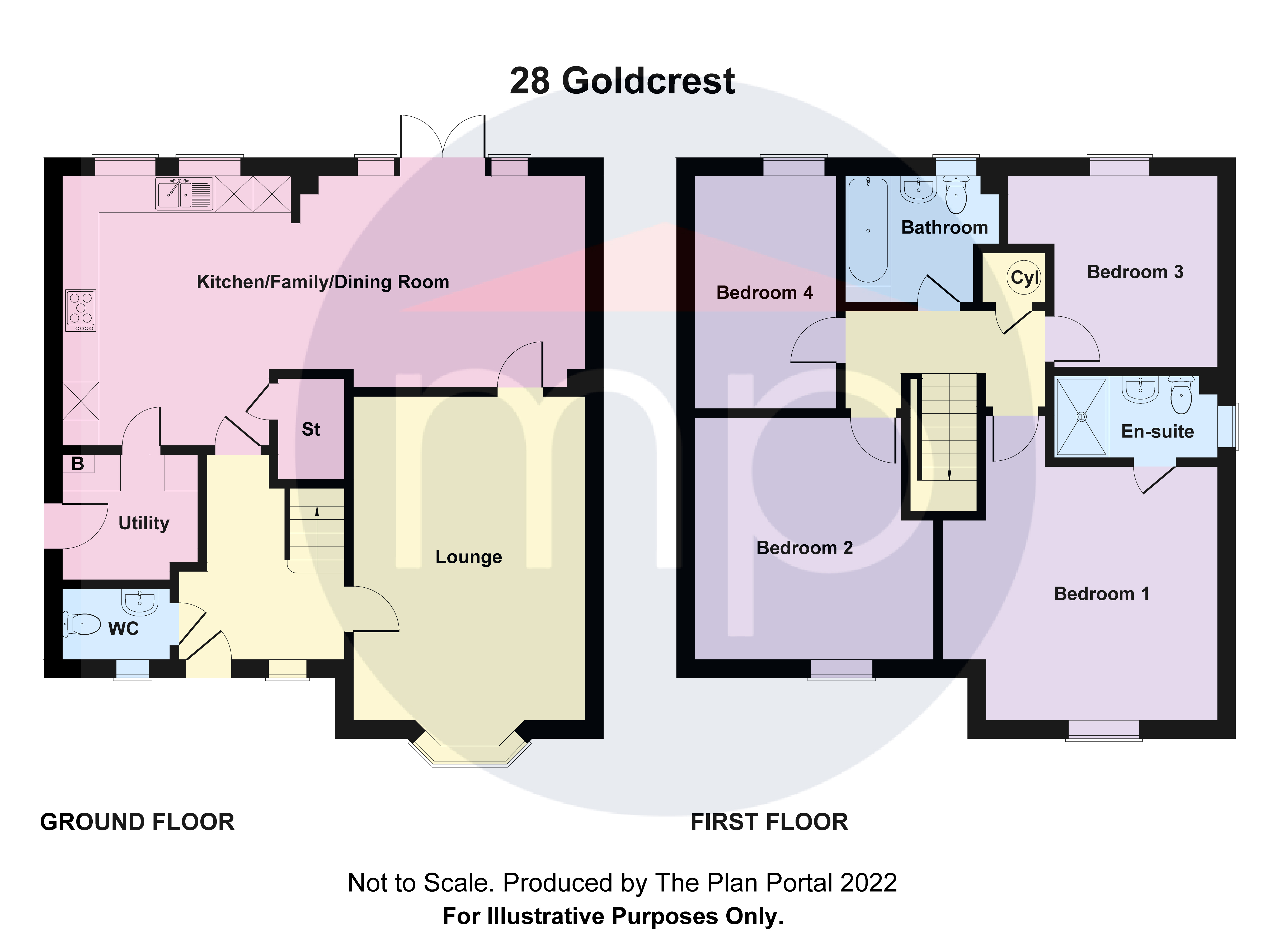 4 bed house for sale in Goldcrest Crescent, Wynyard - Property floorplan