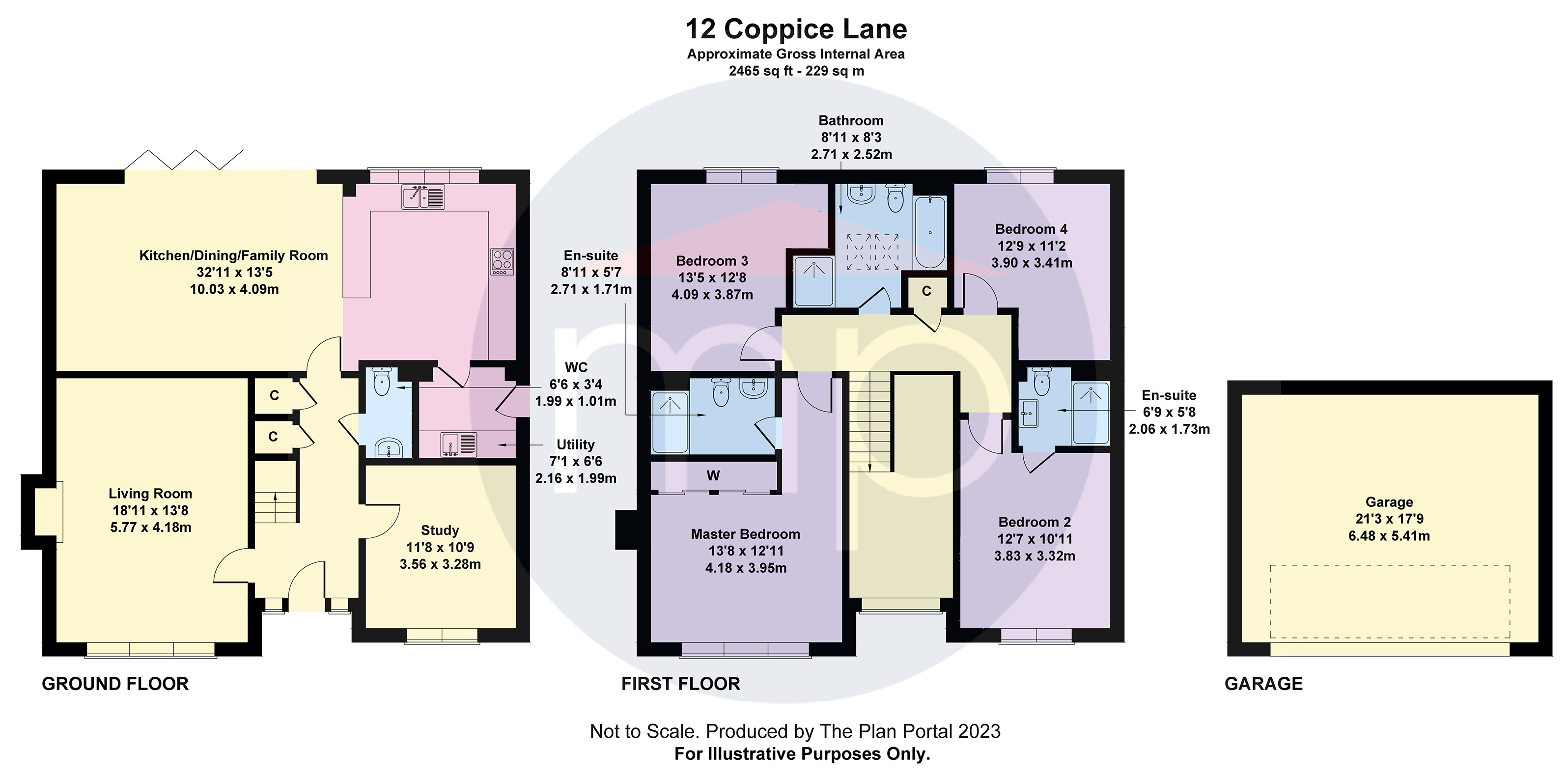 4 bed detached house for sale in Coppice Lane, Wynyard - Property floorplan