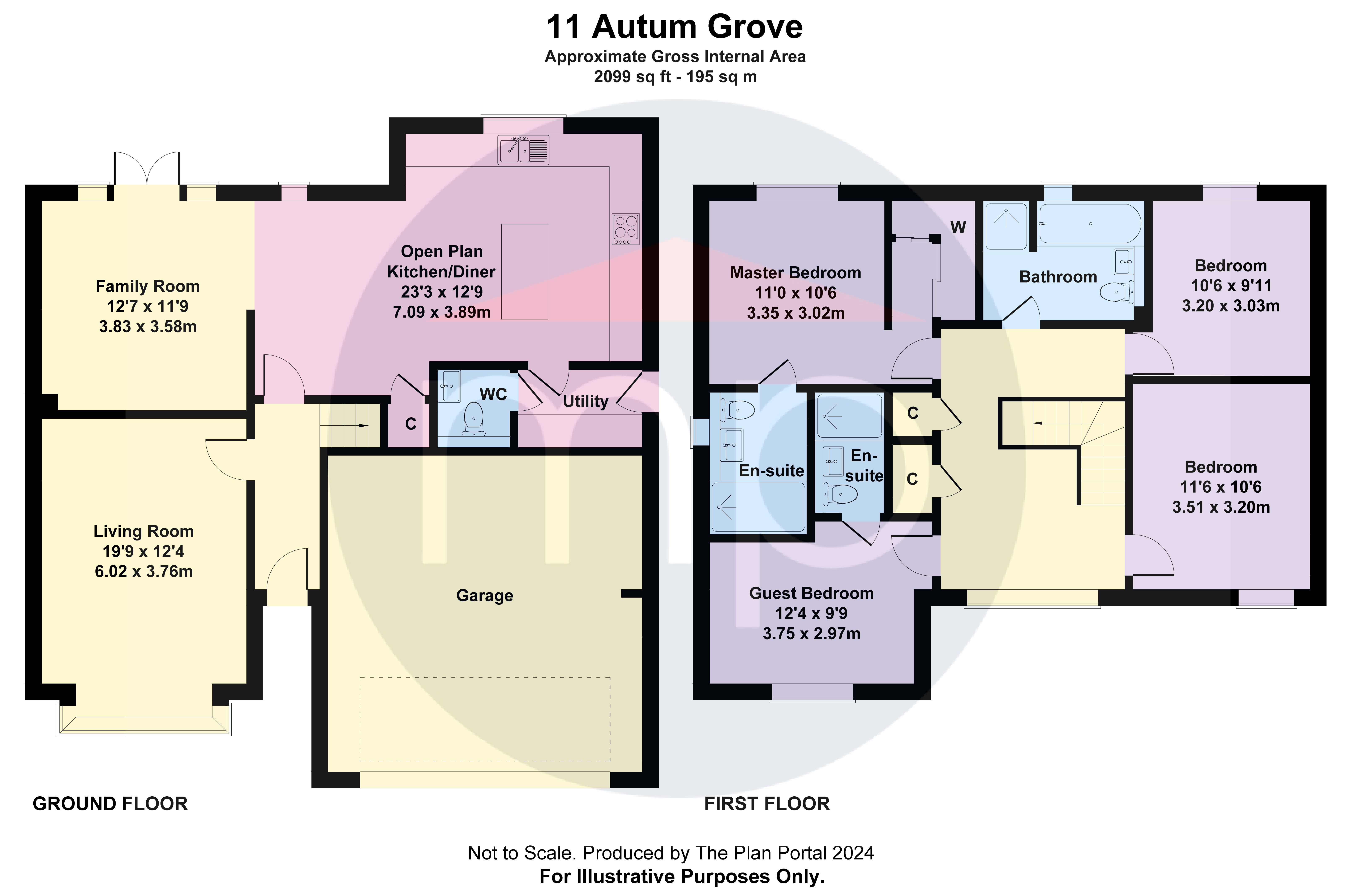 4 bed house for sale in Autumn Grove, Wynyard - Property floorplan