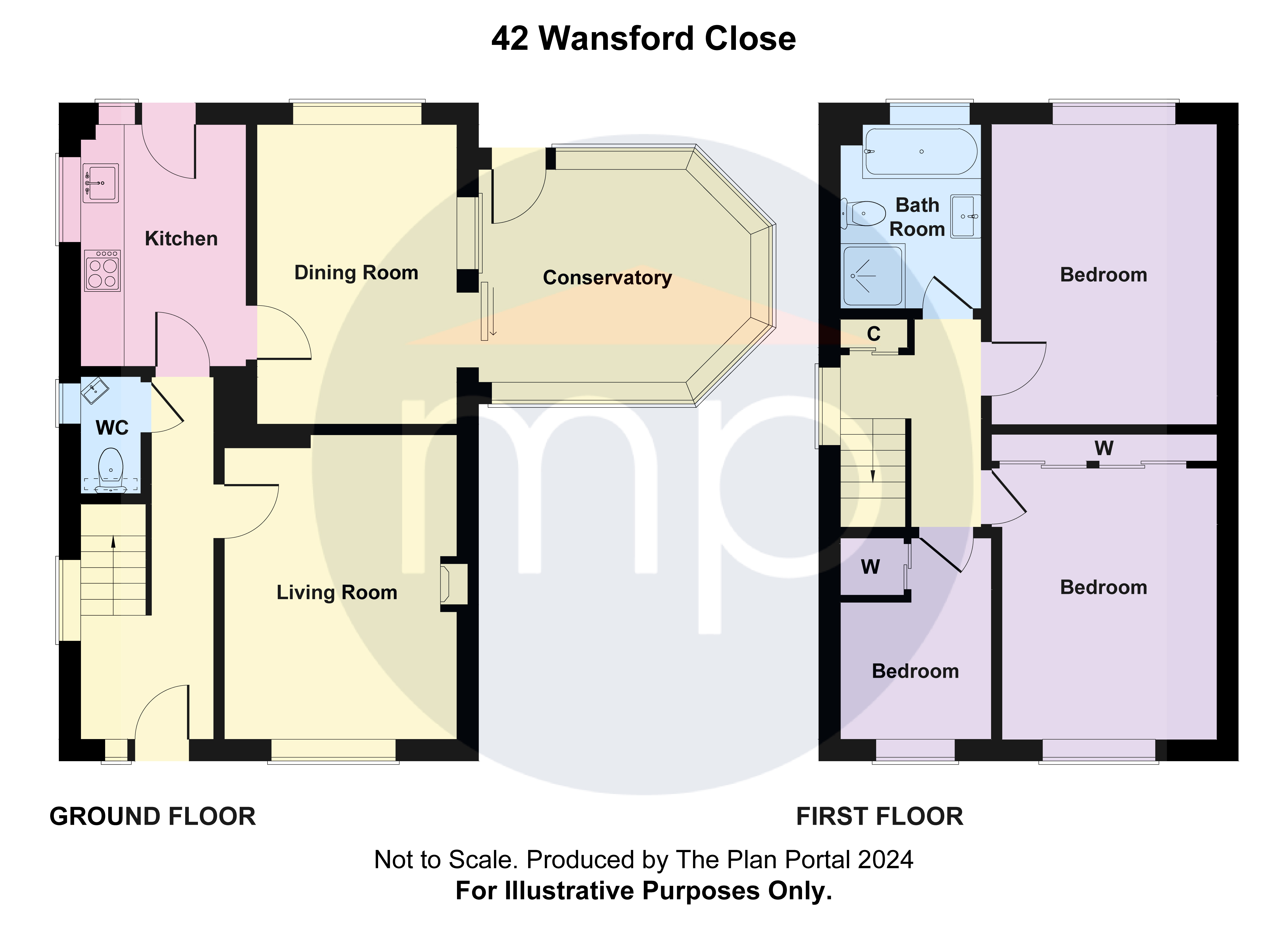 3 bed house for sale in Wansford Close, Billingham - Property floorplan