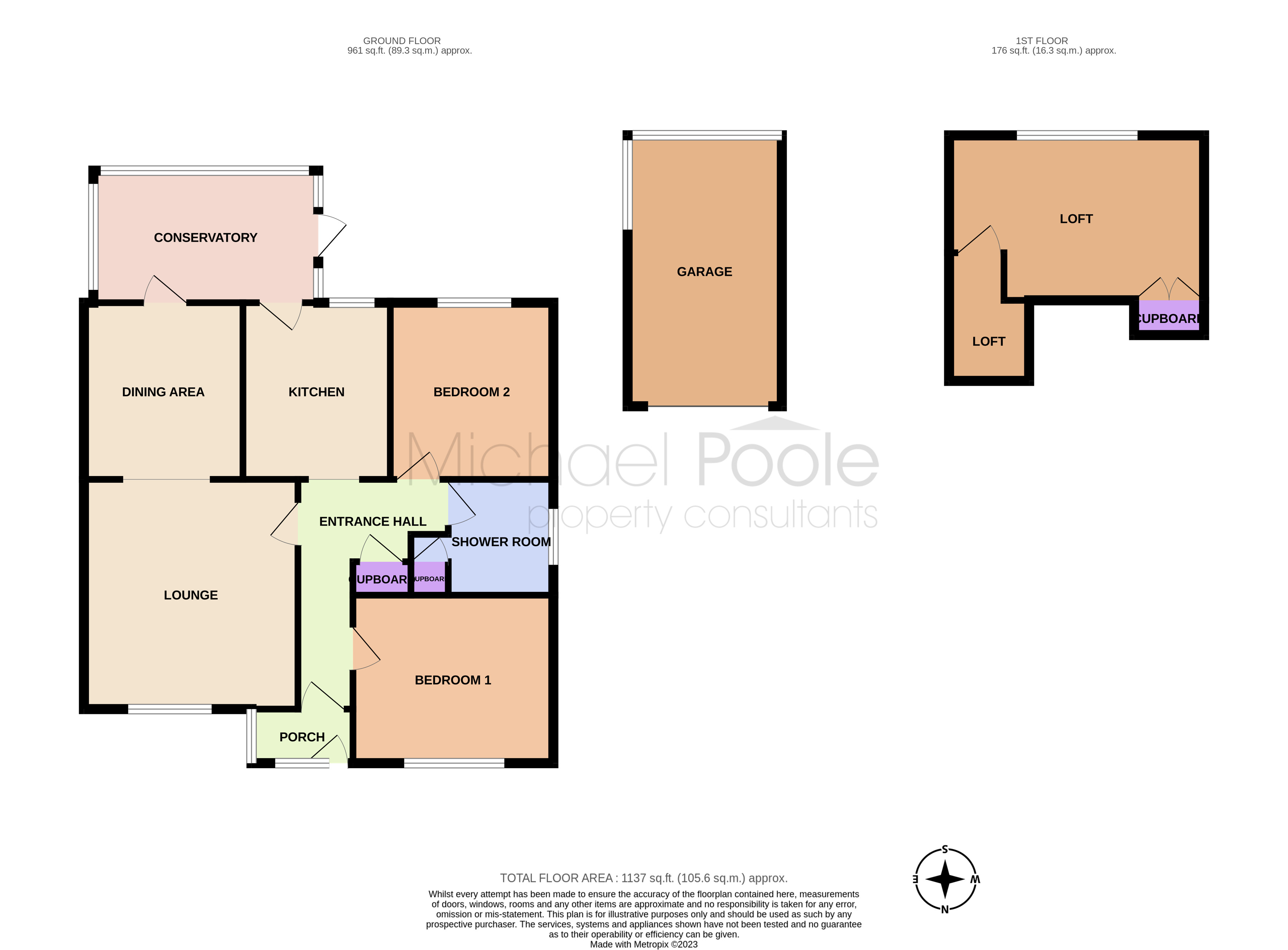 2 bed bungalow for sale in Annan Road, High Grange - Property floorplan