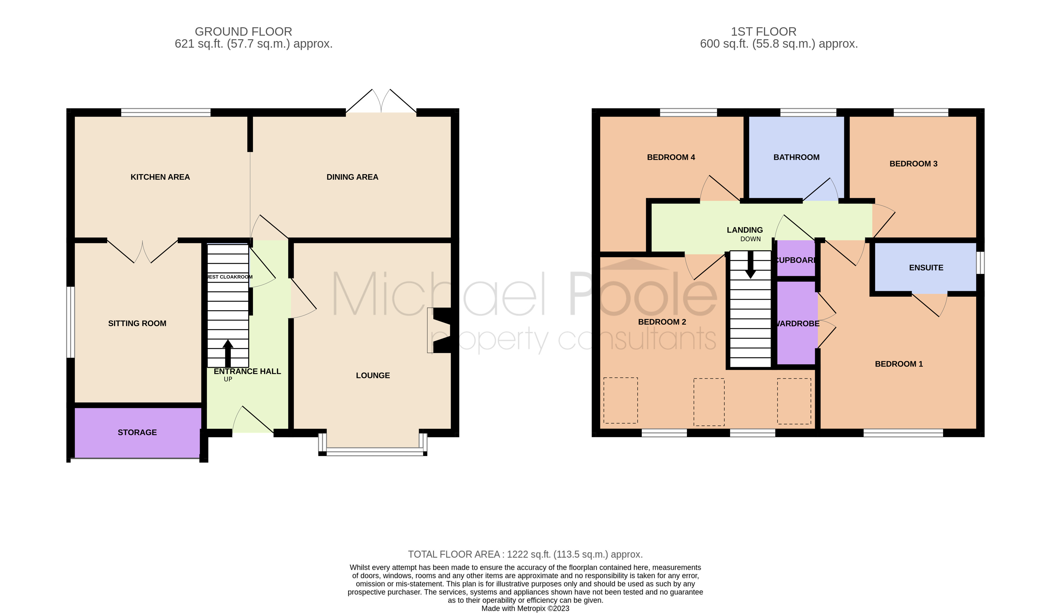 4 bed house for sale in Goldsmith Close, Wolviston Grange - Property floorplan