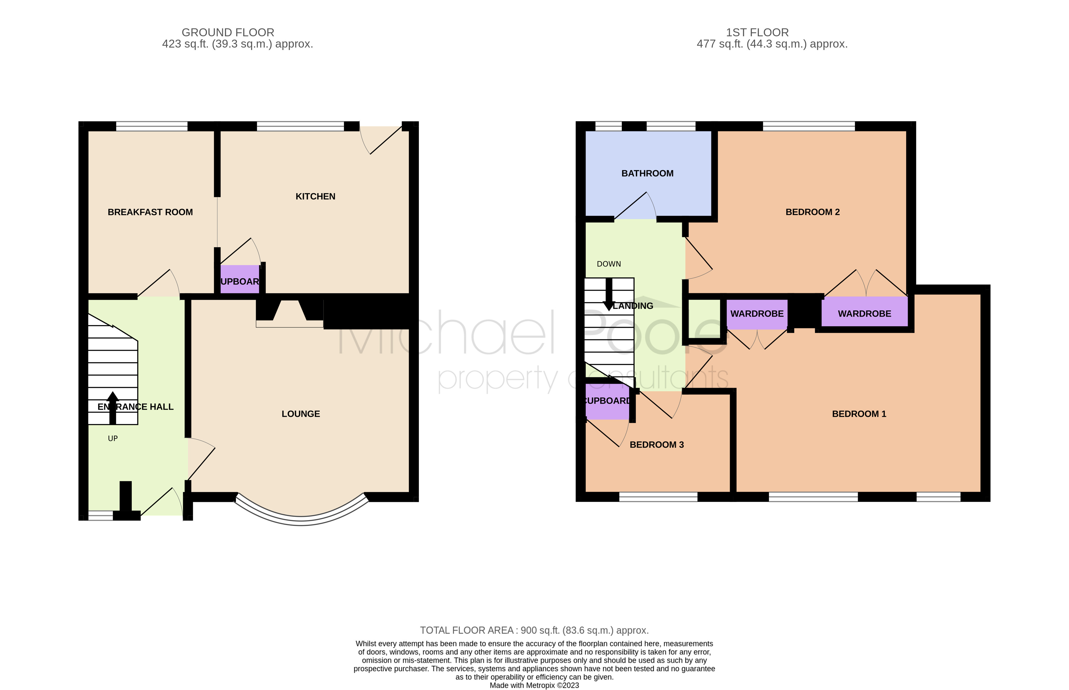 3 bed house for sale in Appleby Road, Billingham - Property floorplan