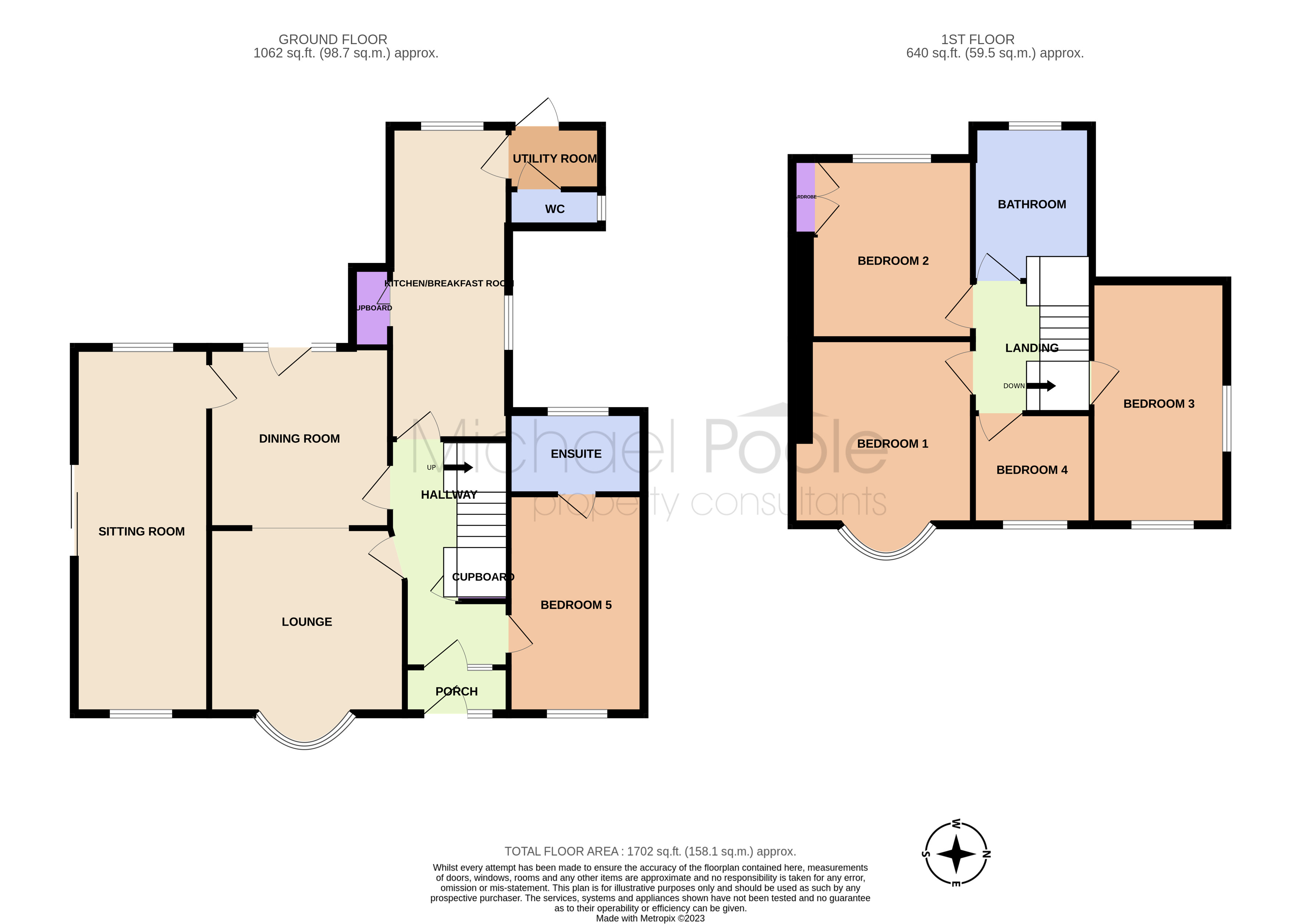5 bed house for sale in Wolviston Road, Billingham - Property floorplan