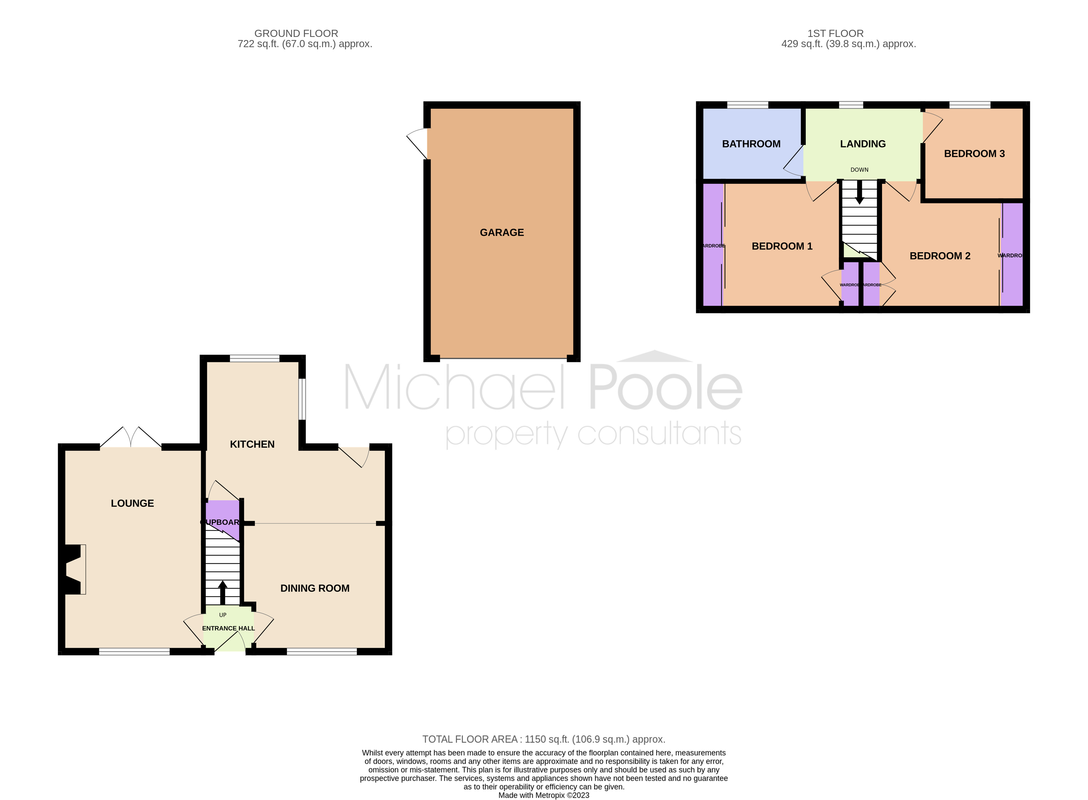 3 bed house for sale in York Crescent, Billingham - Property floorplan