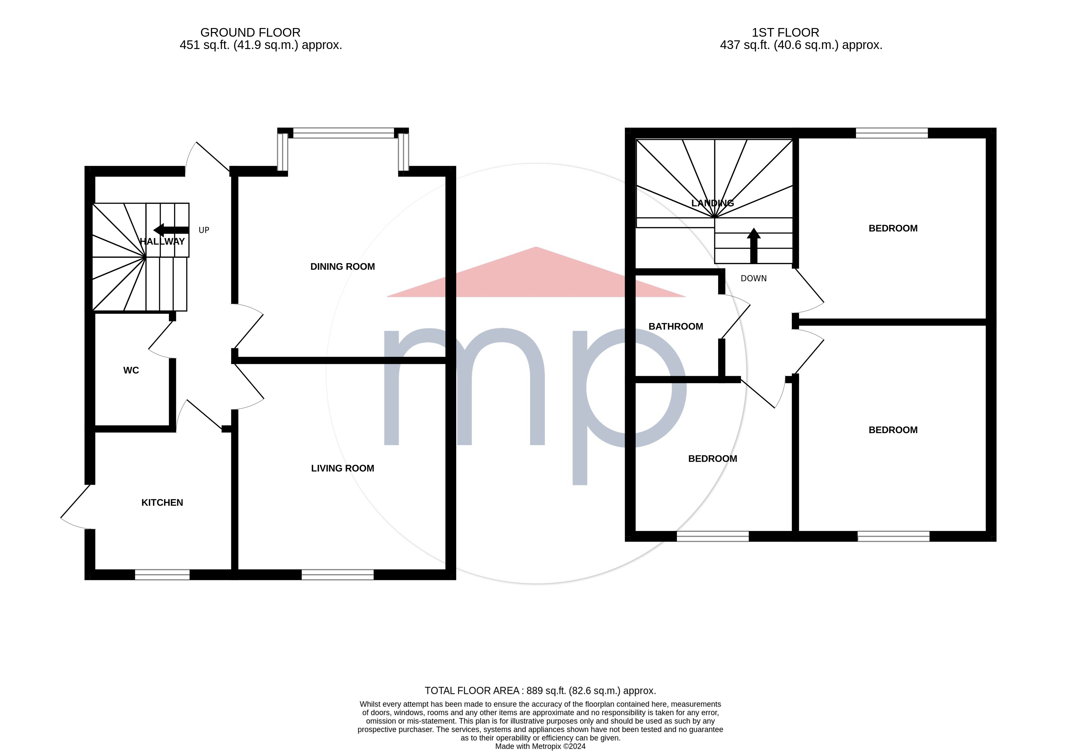 3 bed house to rent in Norton Avenue, Stockton-on-Tees - Property floorplan