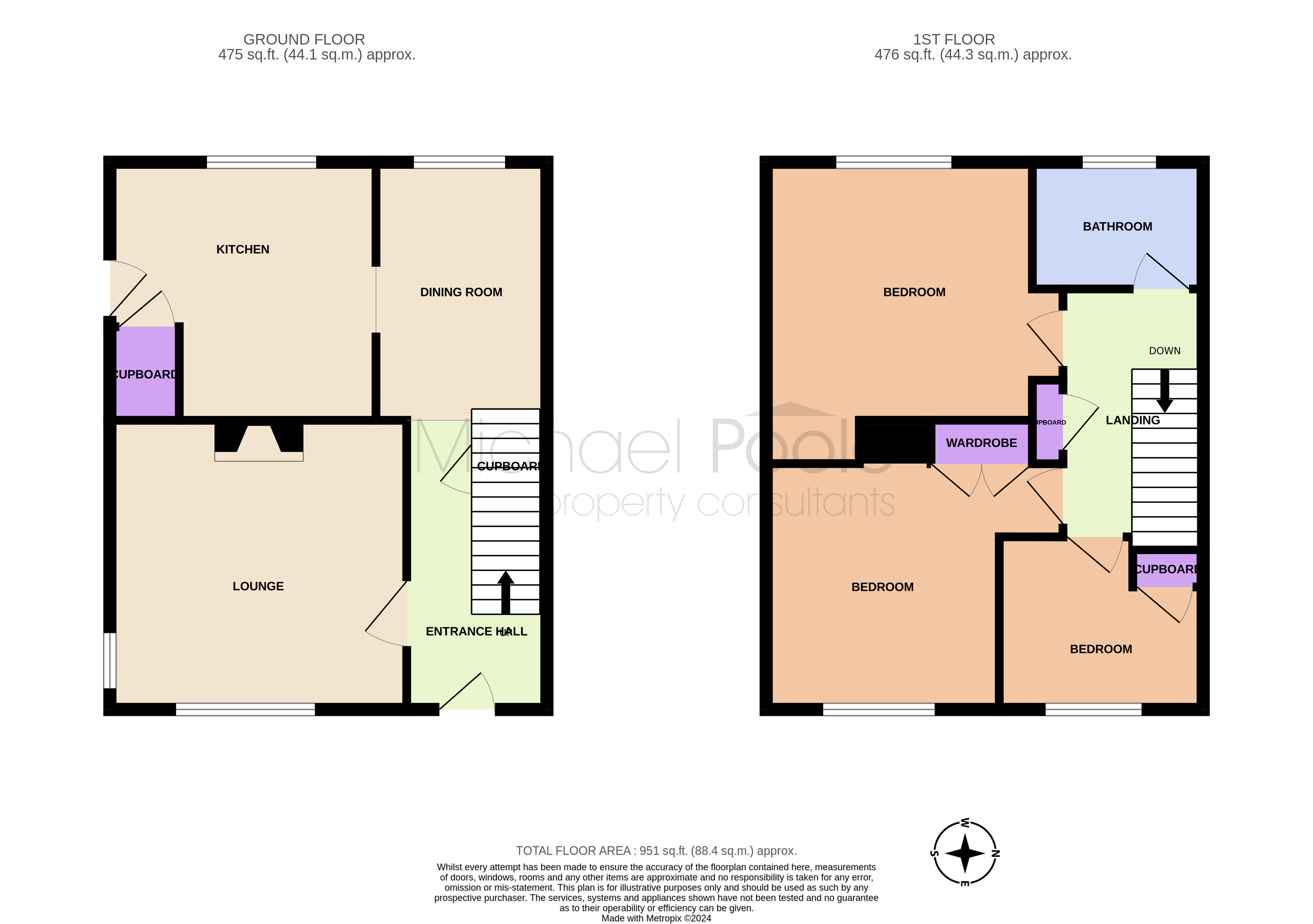 3 bed house for sale in Ravensworth Road, Billingham - Property floorplan
