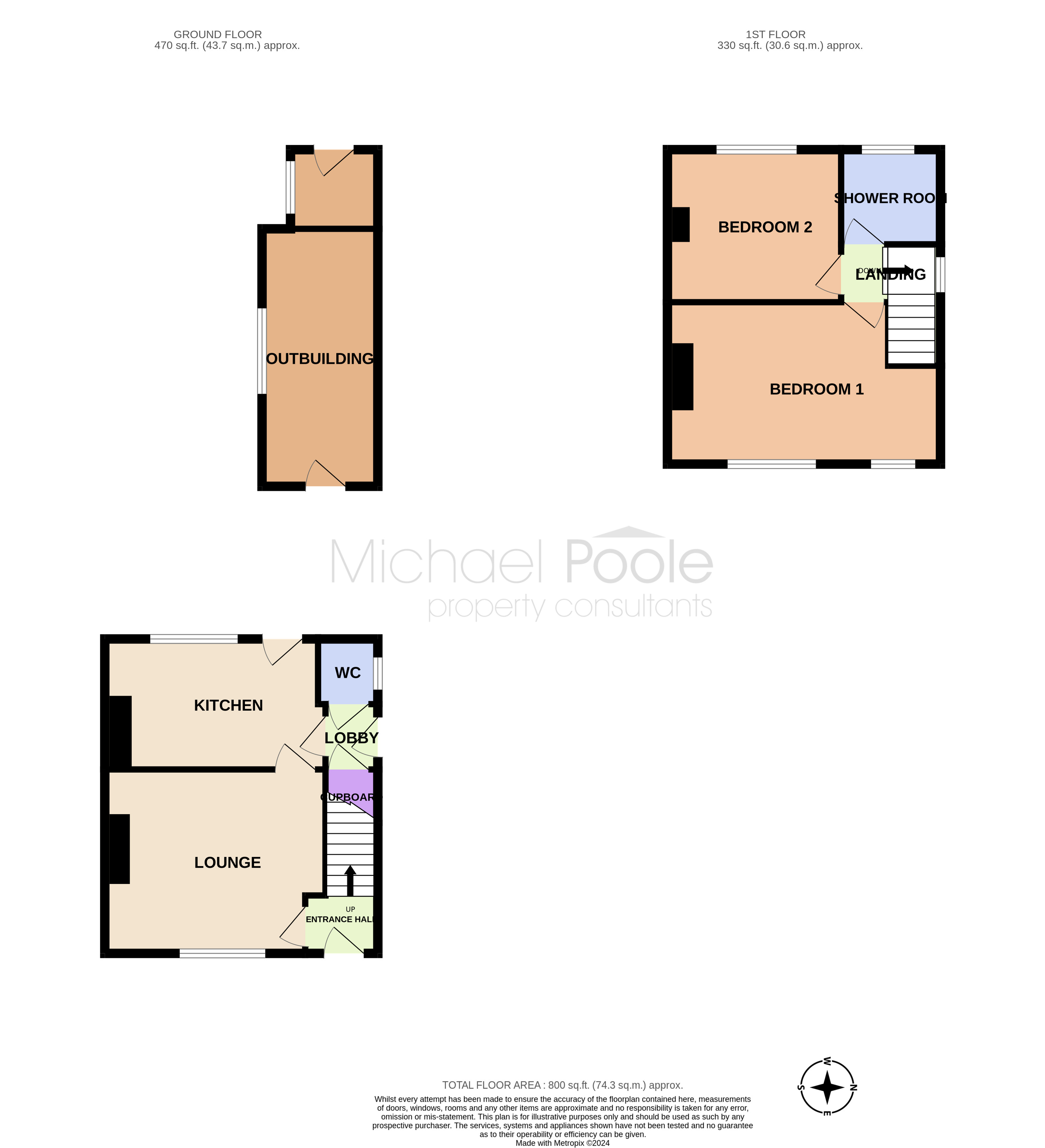 2 bed house for sale in Wolviston Court, Billingham - Property floorplan