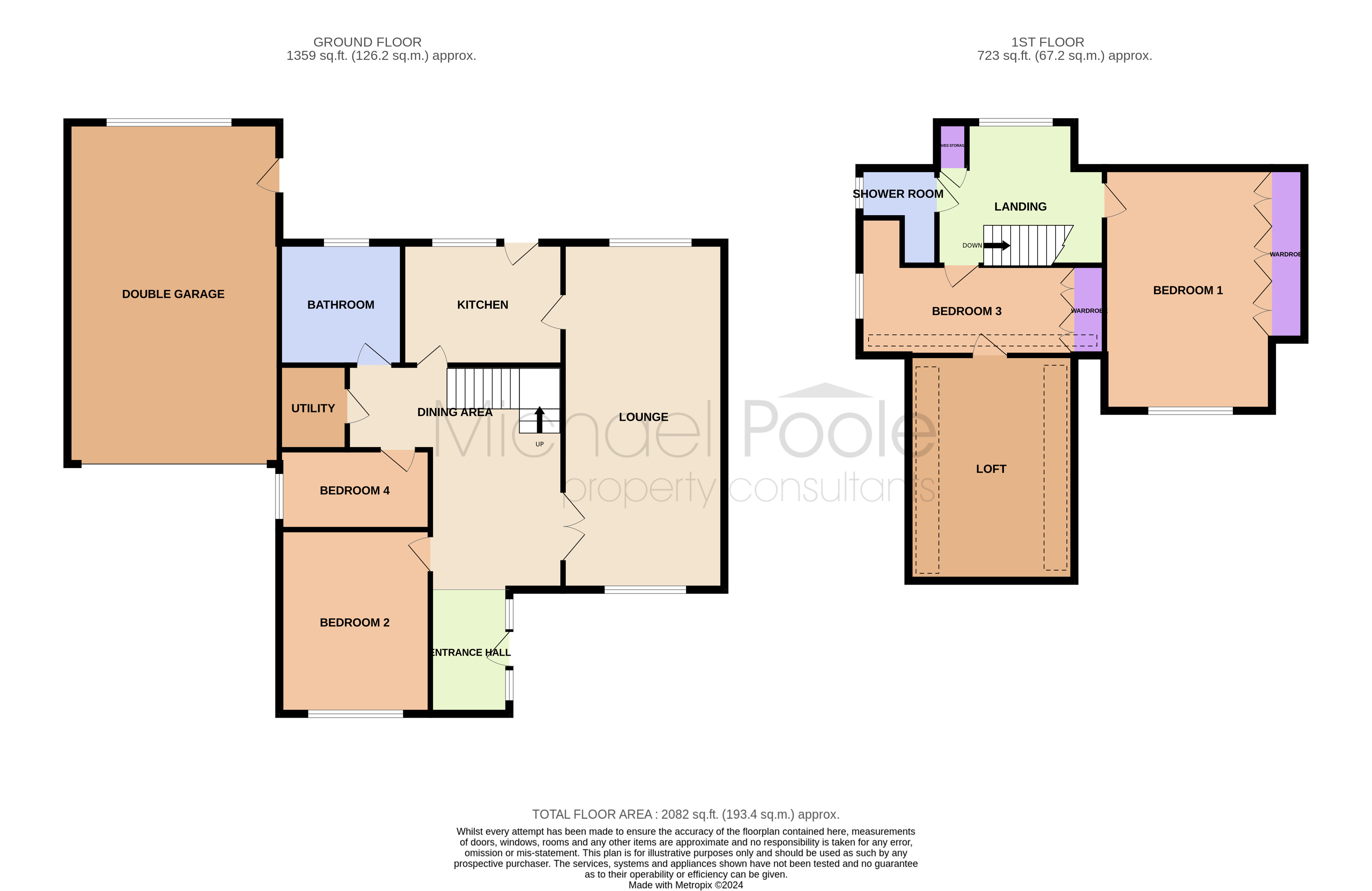 4 bed bungalow for sale in Wolviston Court, Billingham - Property floorplan