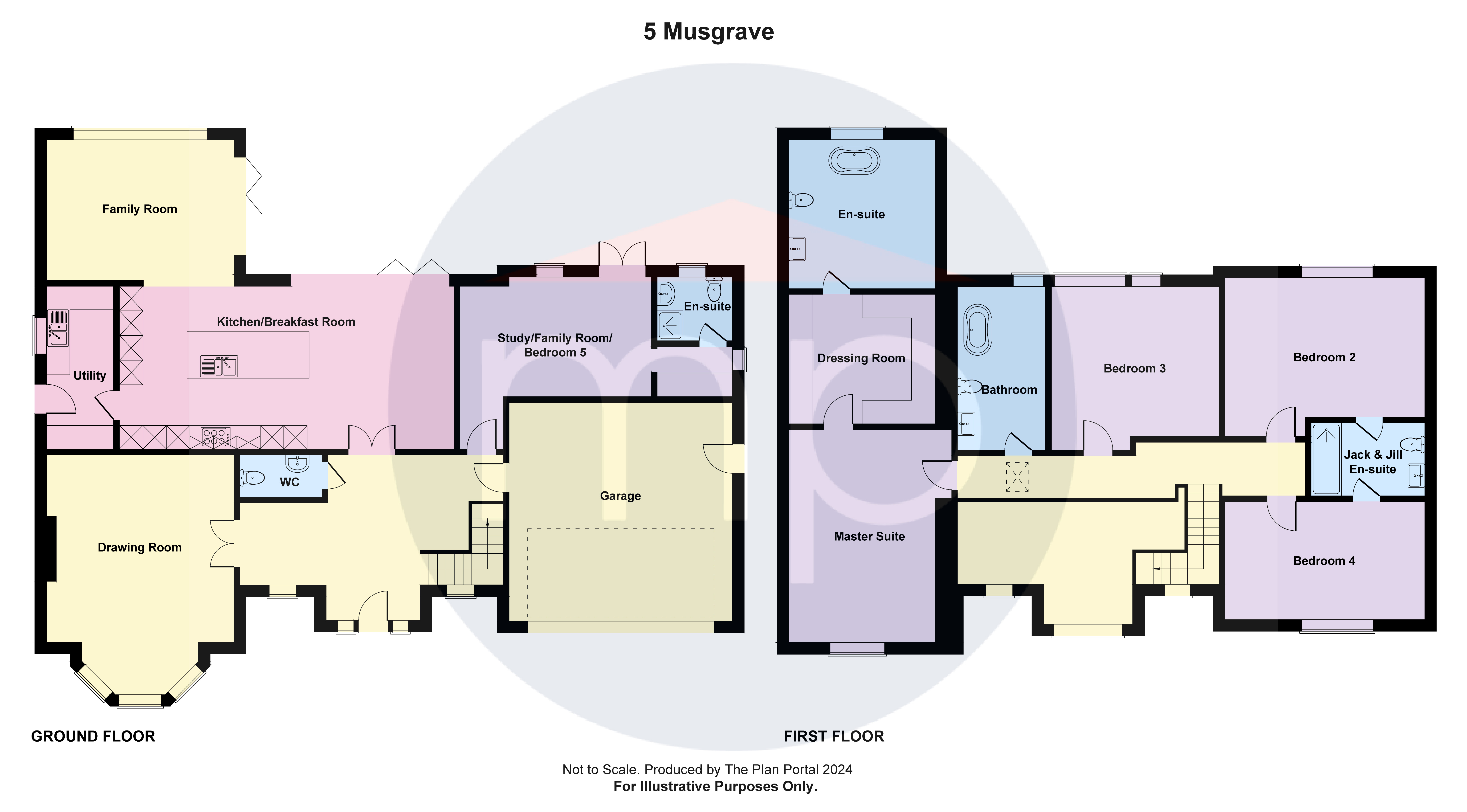 5 bed house for sale in Musgrave Garden Lane, Wynyard - Property floorplan