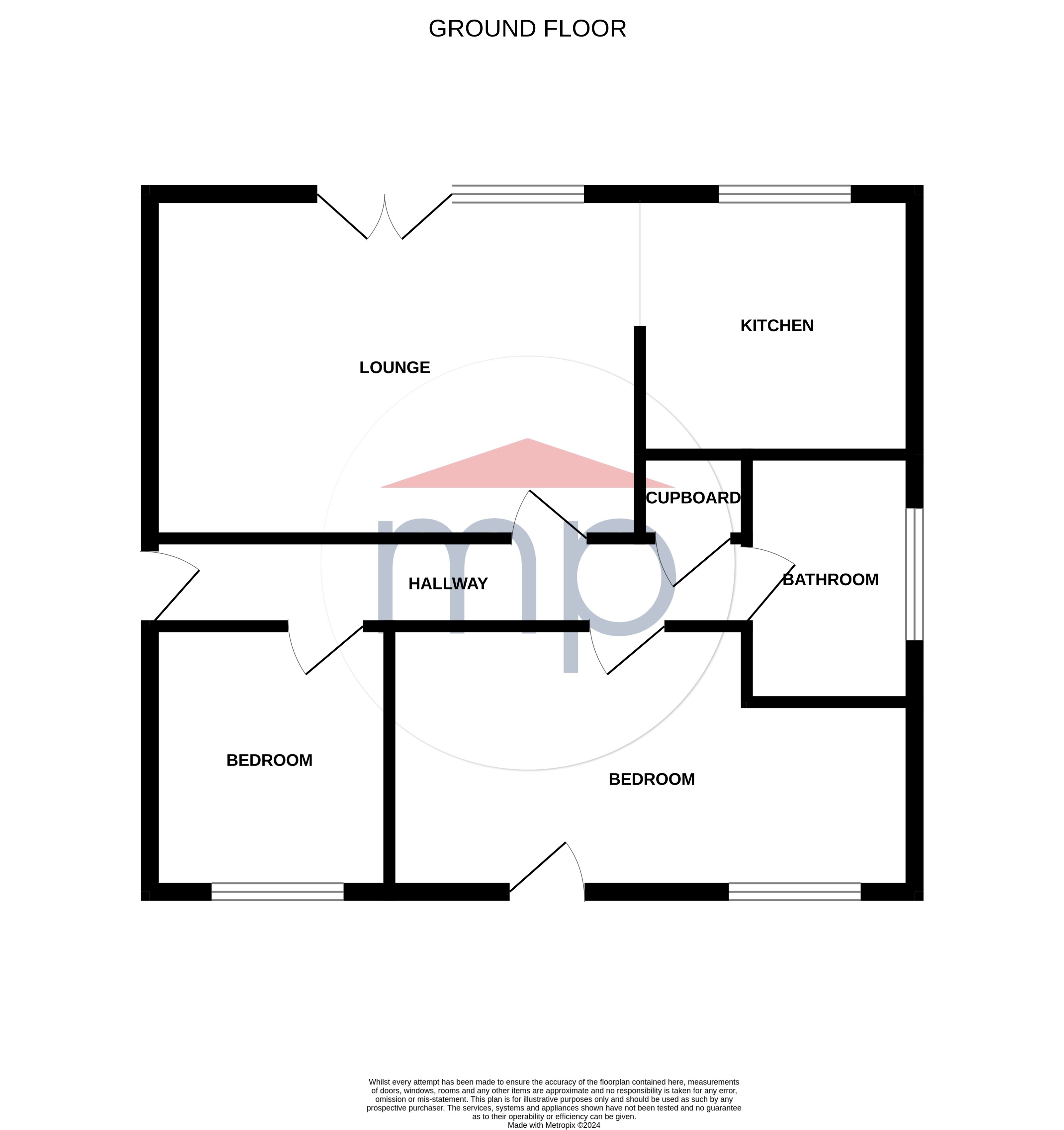 2 bed apartment to rent in Brusselton Court, Stockton-on-Tees - Property floorplan
