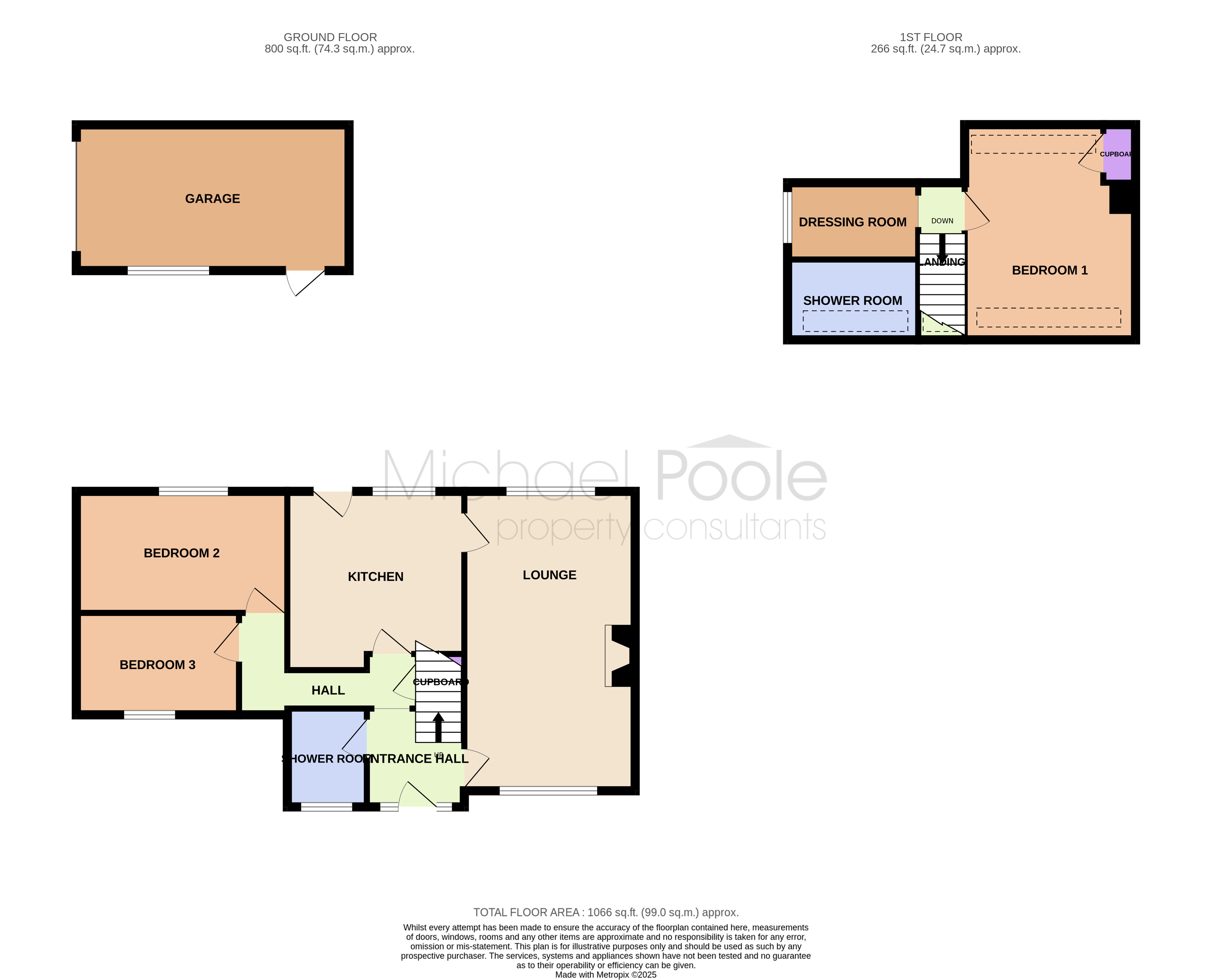 3 bed semi-detached bungalow for sale in Keverstone Grove, Billingham - Property floorplan