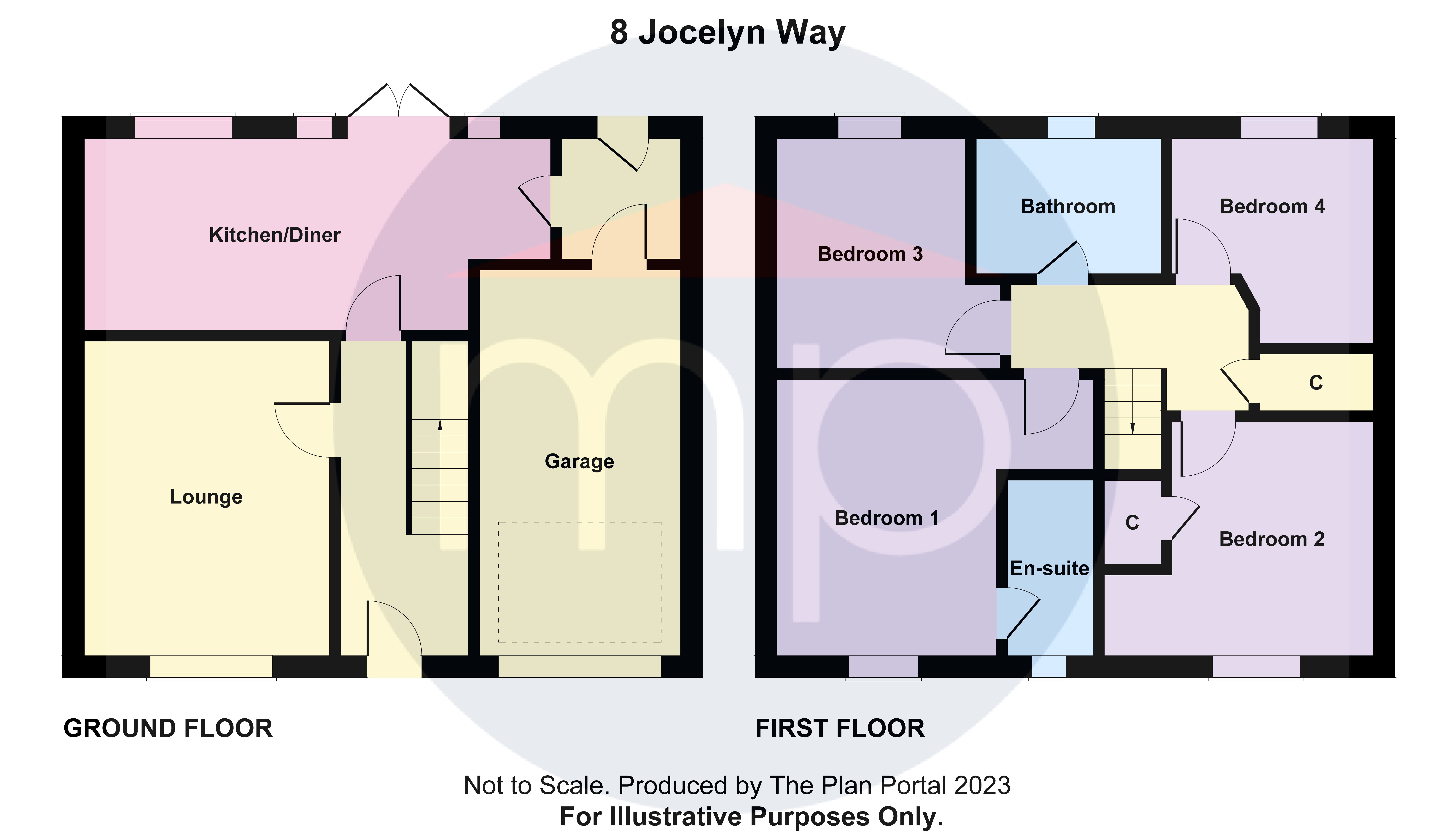 4 bed house for sale in Jocelyn Way, Stainsby Hall Farm - Property floorplan