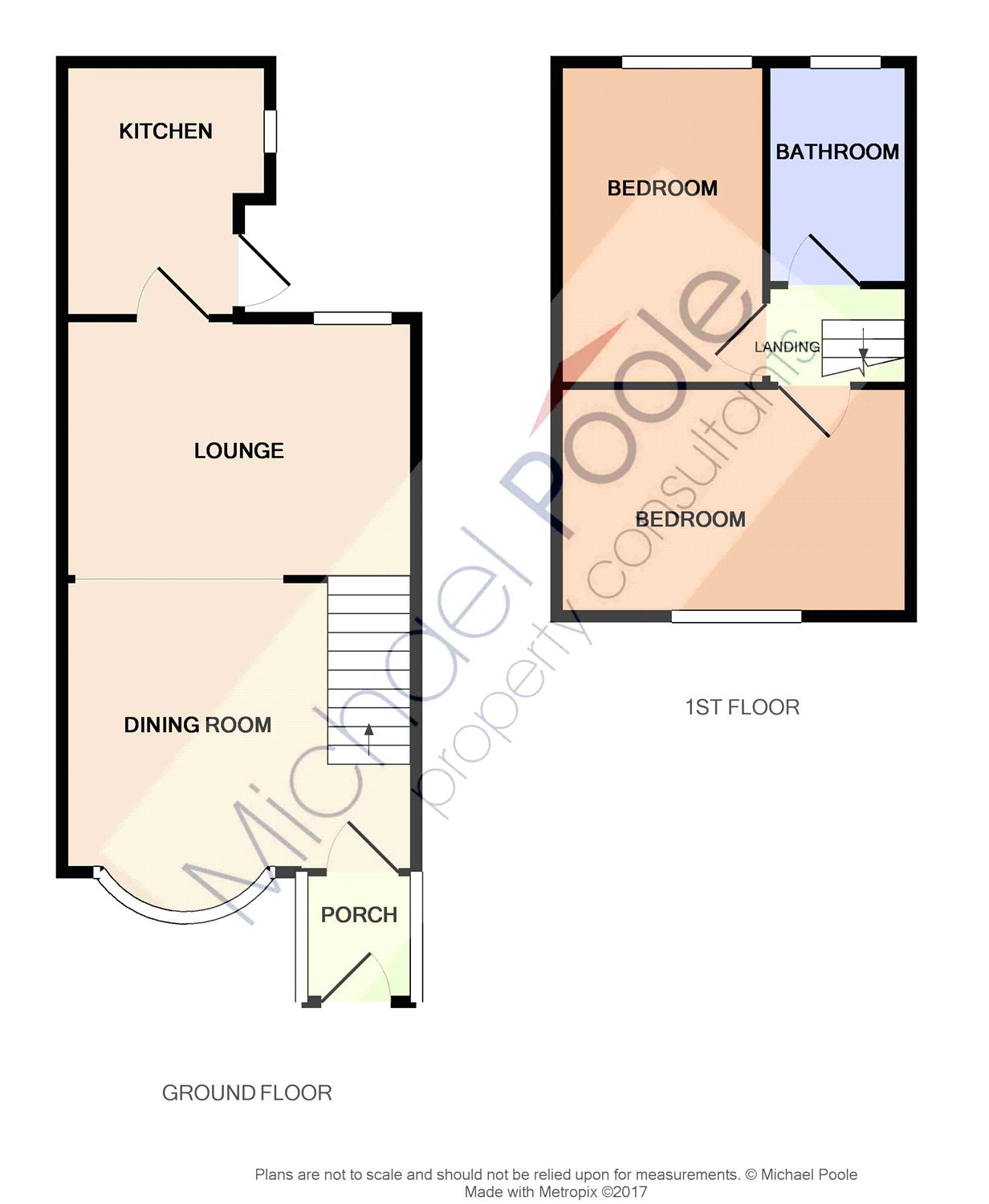 2 bed house for sale in East Row, Eston - Property floorplan