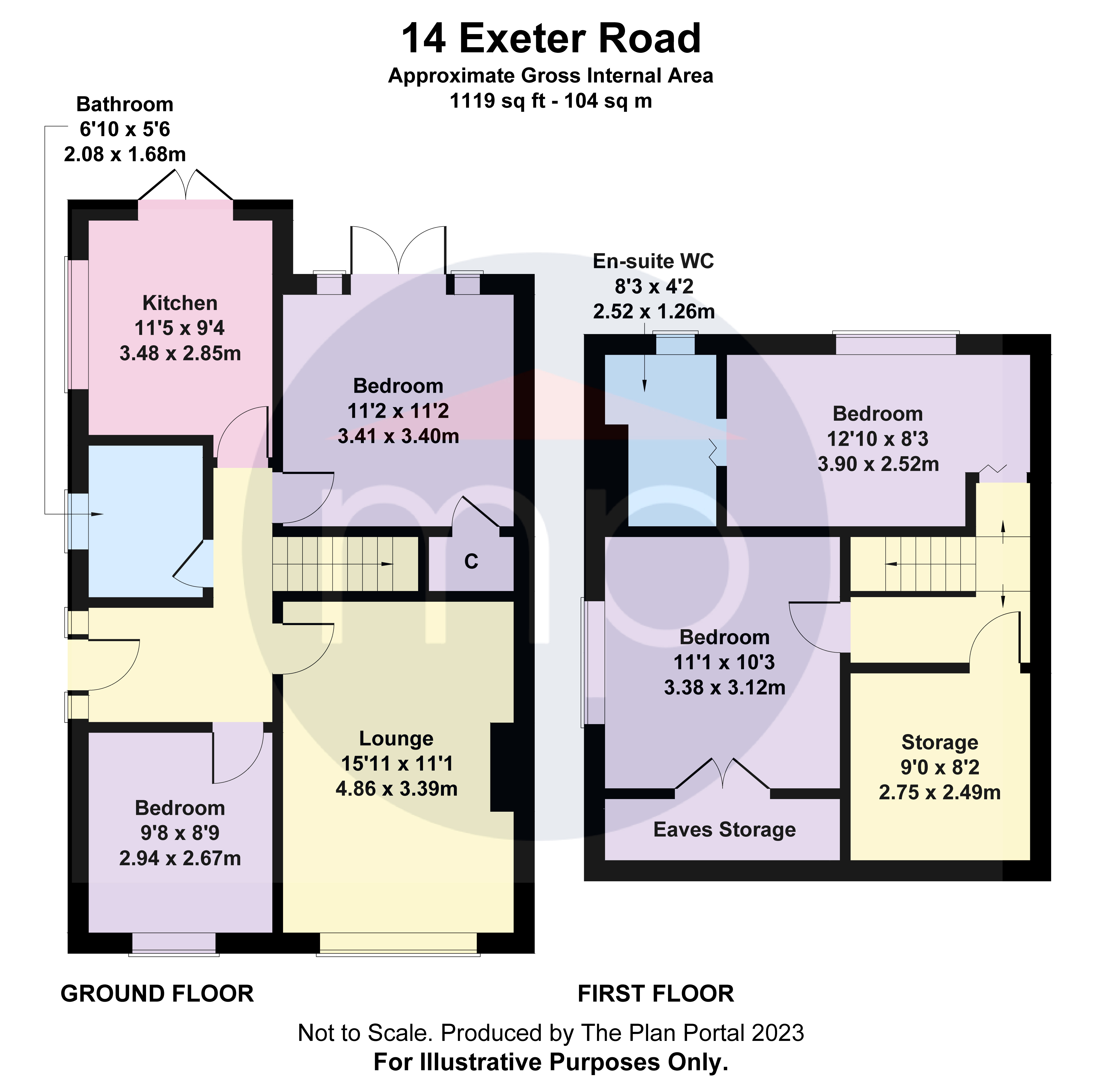4 bed bungalow for sale in Exeter Road, Eston - Property floorplan