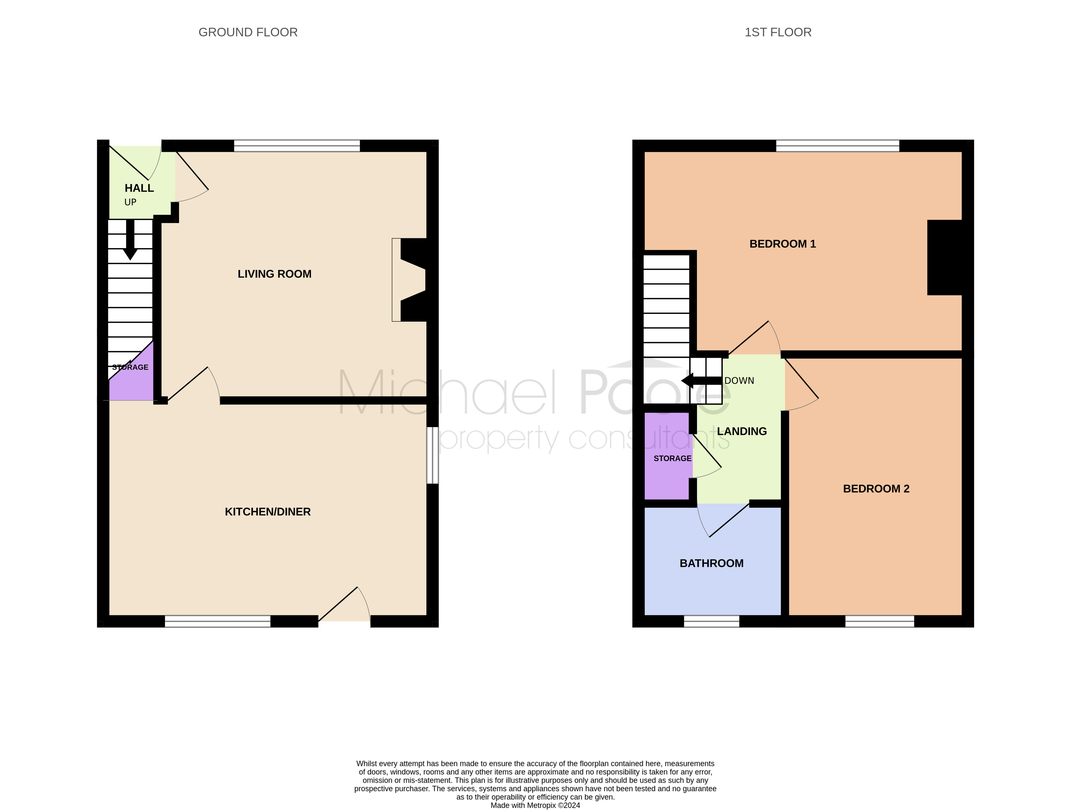 2 bed house for sale in Kingsley Road, Grangetown - Property floorplan