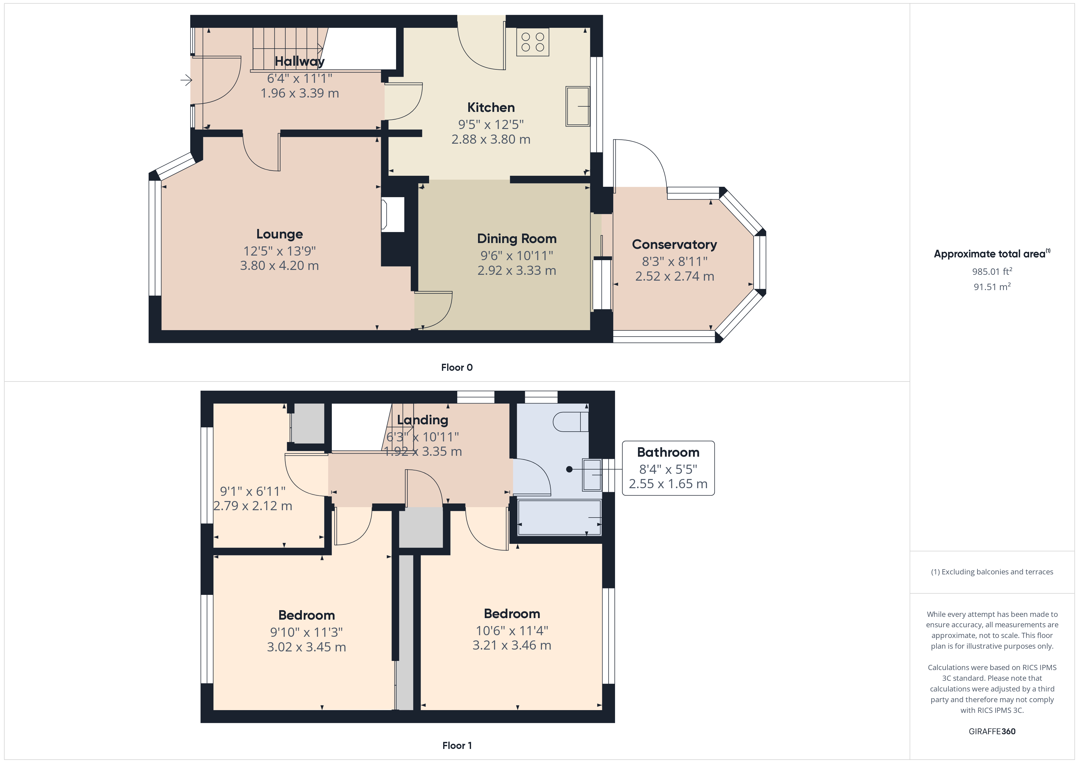 3 bed semi-detached house for sale in Marshall Drive, Brotton - Property floorplan