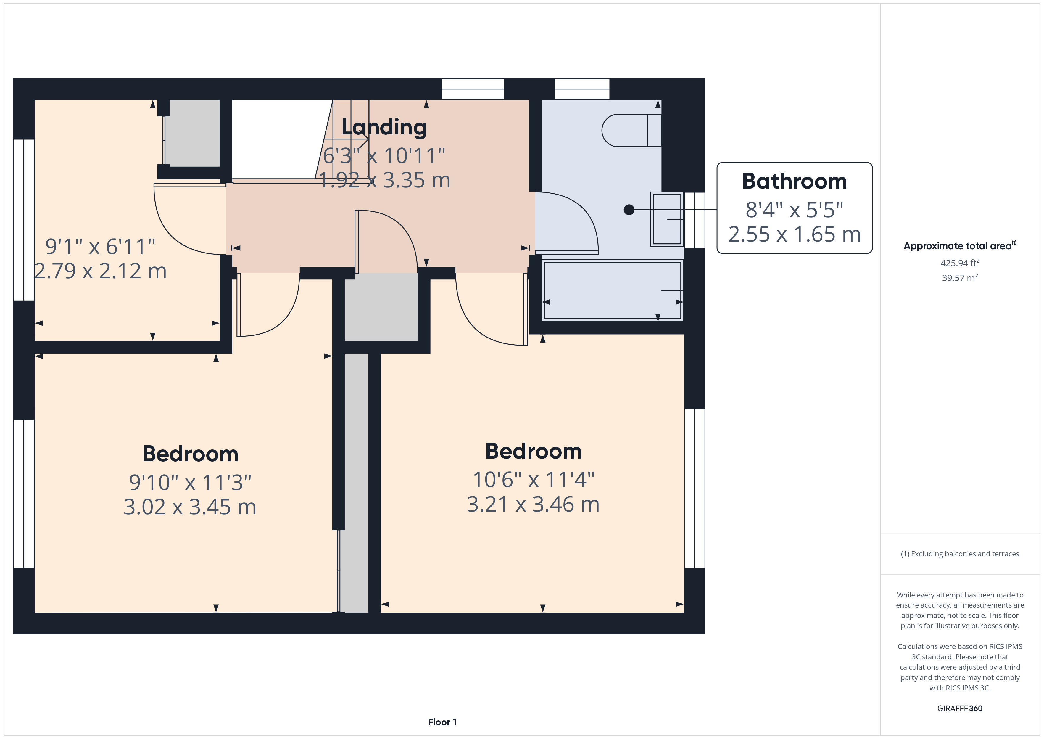 3 bed semi-detached house for sale in Marshall Drive, Brotton - Property floorplan