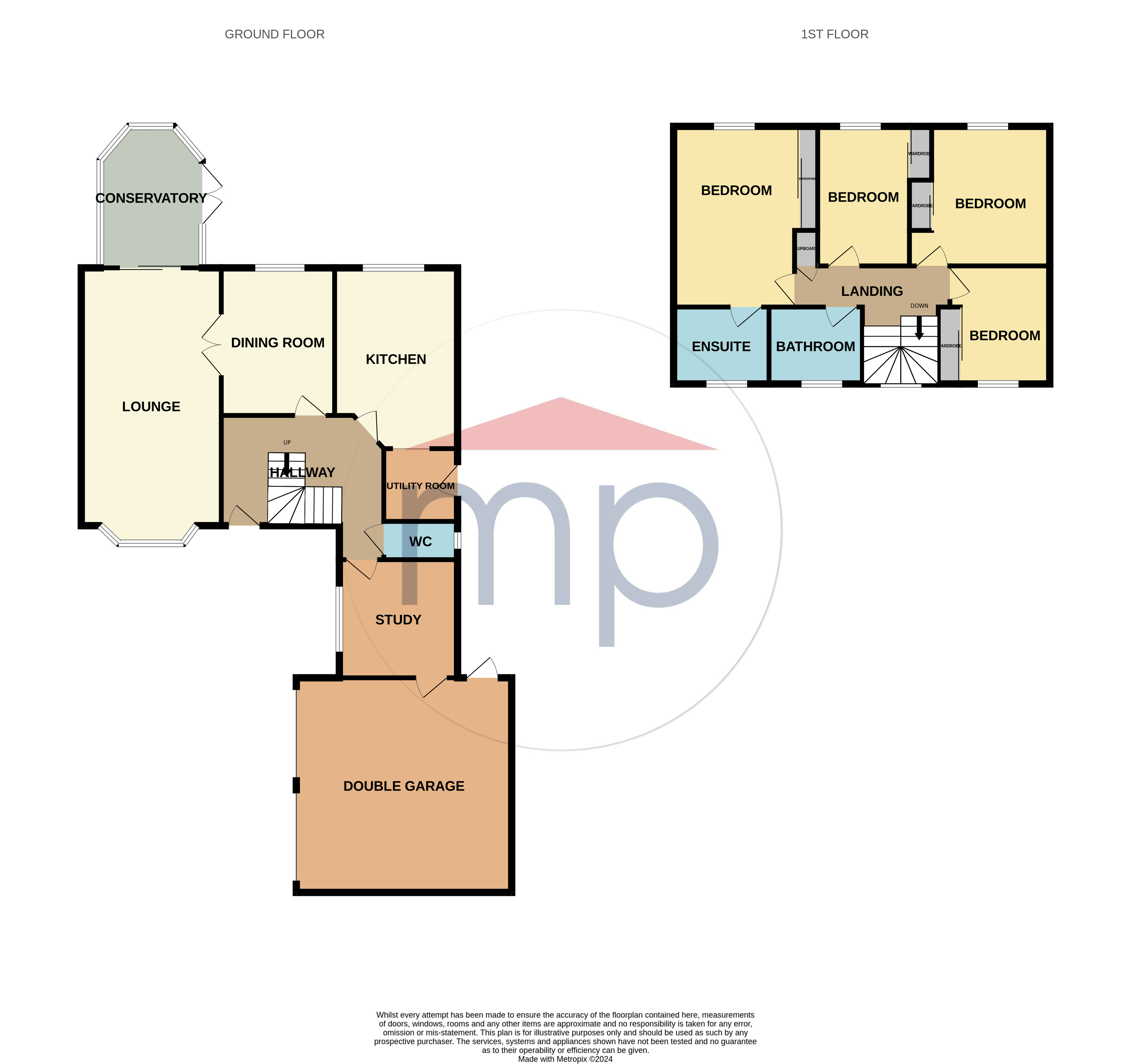 4 bed house for sale in Allerford Close, Ingleby Barwick - Property floorplan