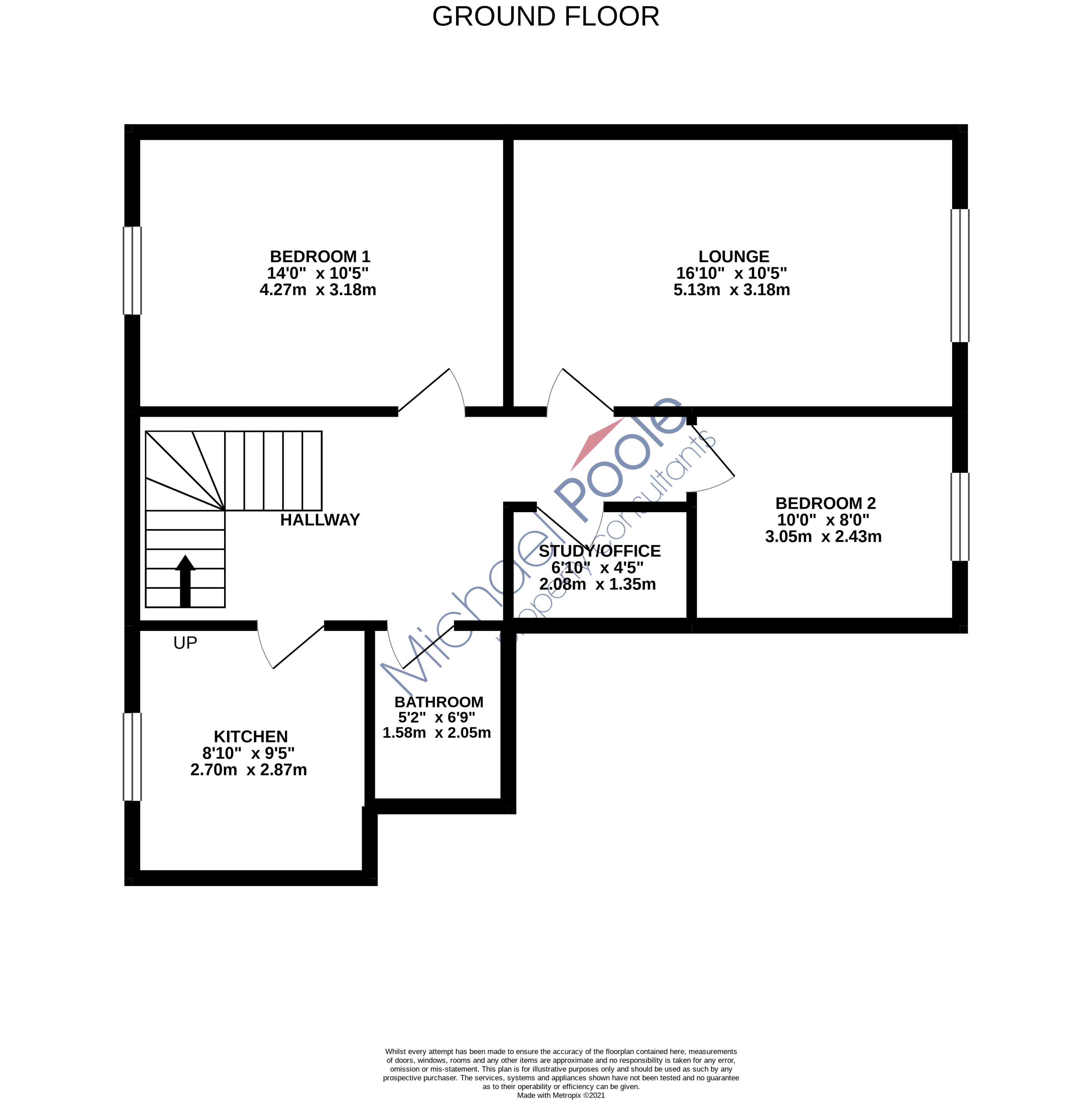 2 bed apartment to rent in Blakeston Court, Stockton-on-Tees - Property floorplan