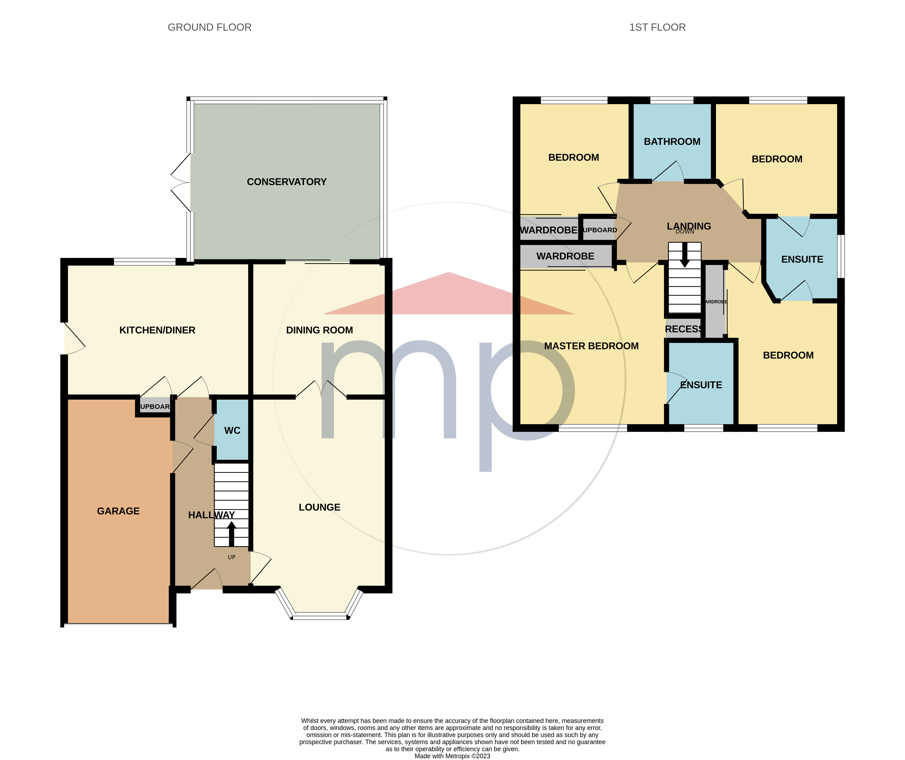 4 bed house for sale in Arennig Court, Ingleby Barwick - Property floorplan
